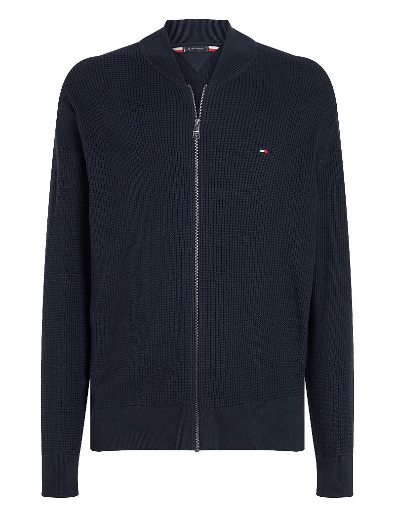 Tommy Hilfiger - STRUCTURE BASEBALL ZIP THROUGH - desert sky - 0