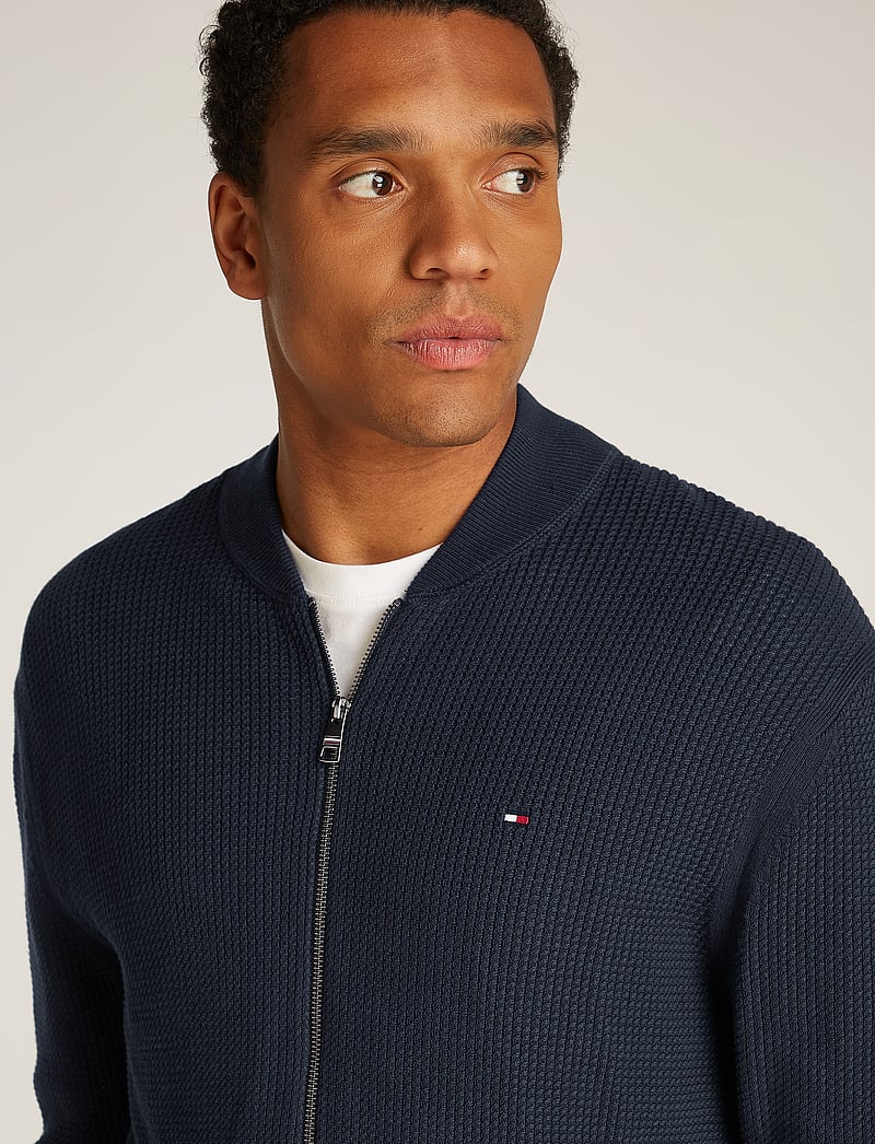 Tommy Hilfiger - STRUCTURE BASEBALL ZIP THROUGH - desert sky - 2