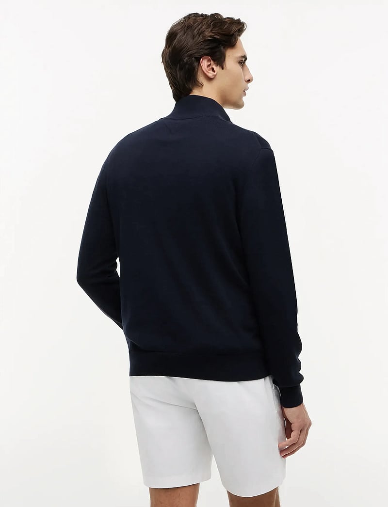 Tommy Hilfiger Essential Cotton Zip Mock (TOHMW0MW37331) - Half Tommy Hilfiger Essential Cotton Zip Mock (TOHMW0MW37331) - Half