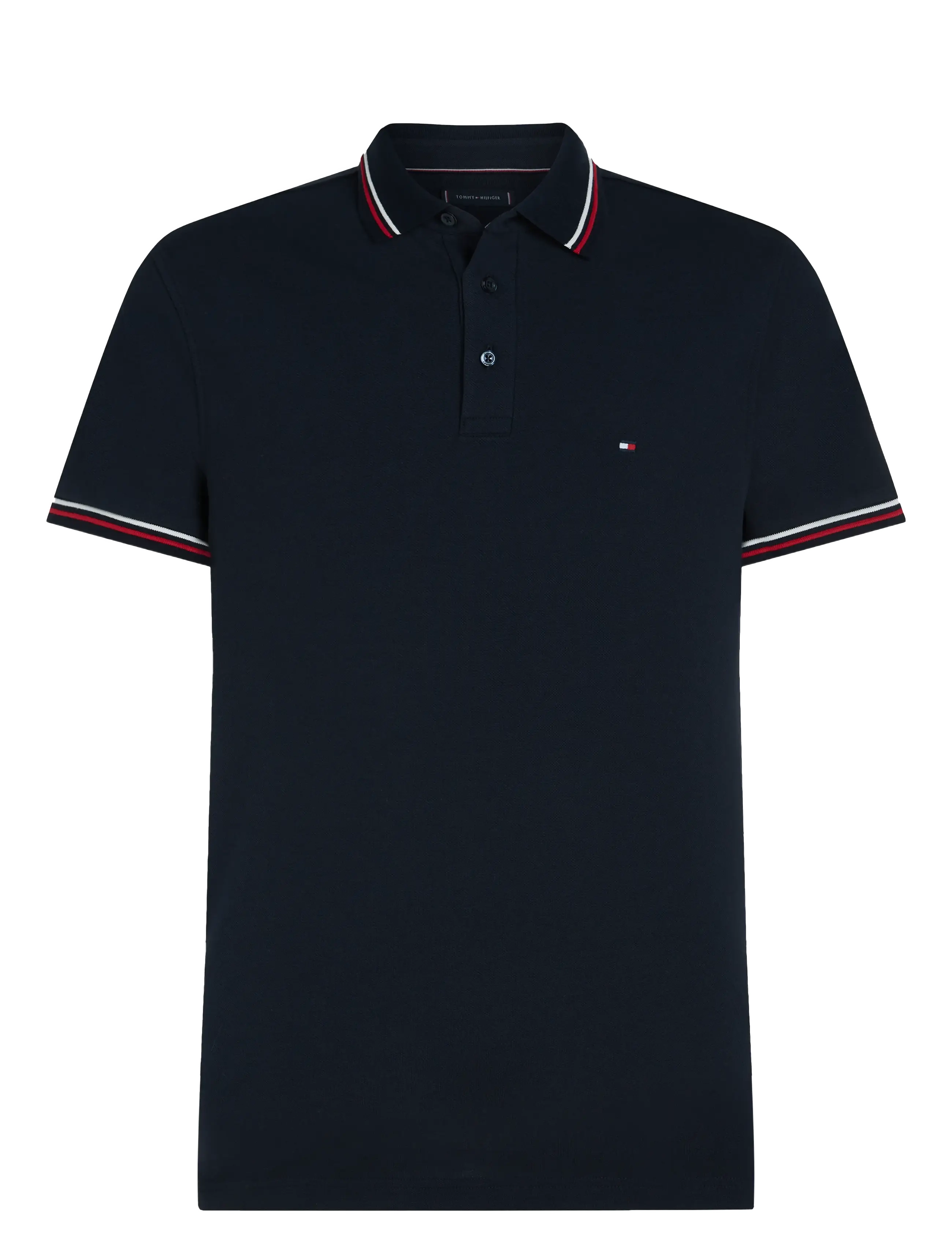 TOMMY HILFIGER Tipped Slim Fit Polo Navy - S - Herren