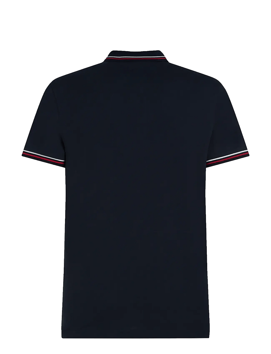 Tommy Hilfiger - TIPPED SLIM FIT POLO - lühikeste varrukatega polod - desert sky - 2