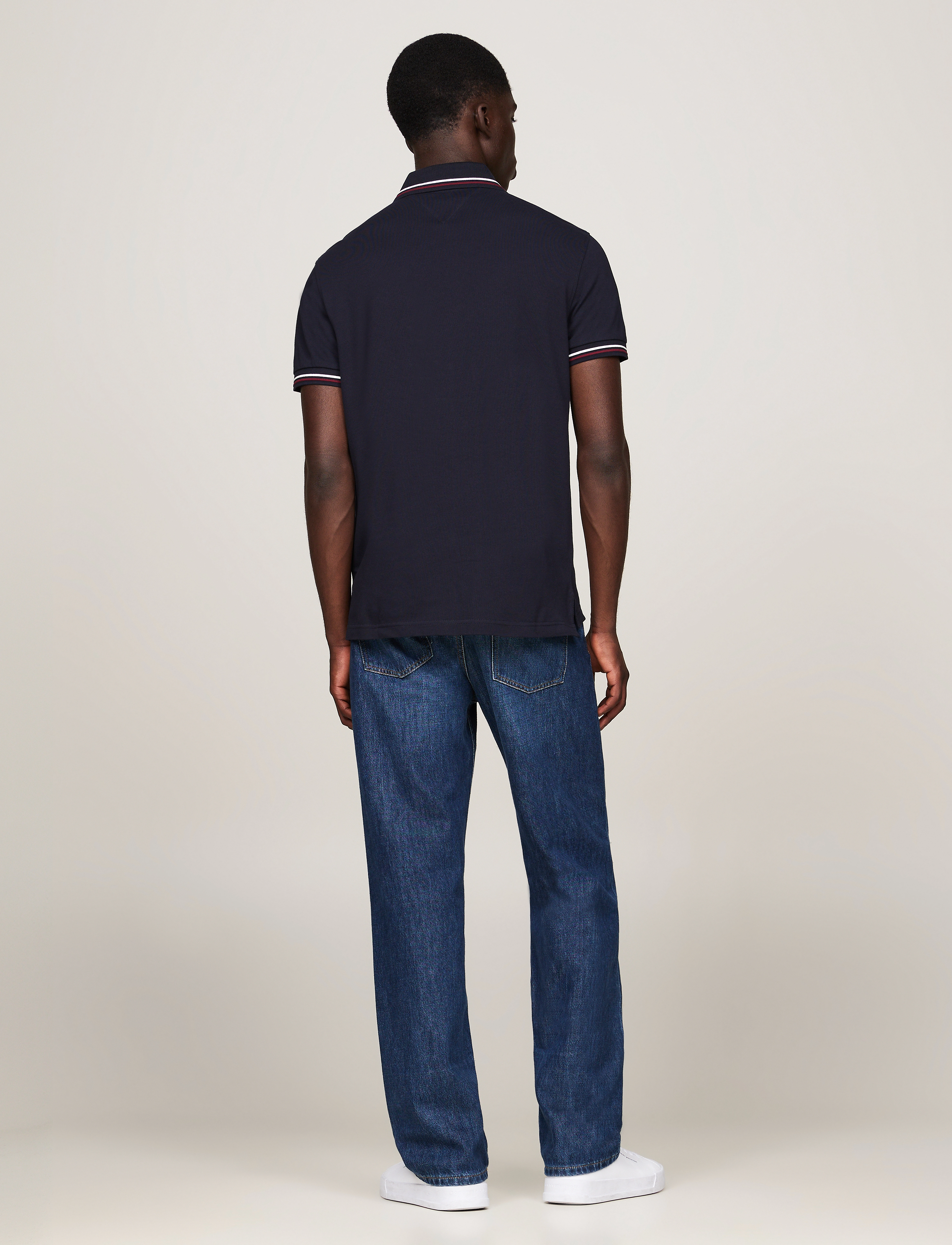 Tommy Hilfiger - TIPPED SLIM FIT POLO - desert sky - 3