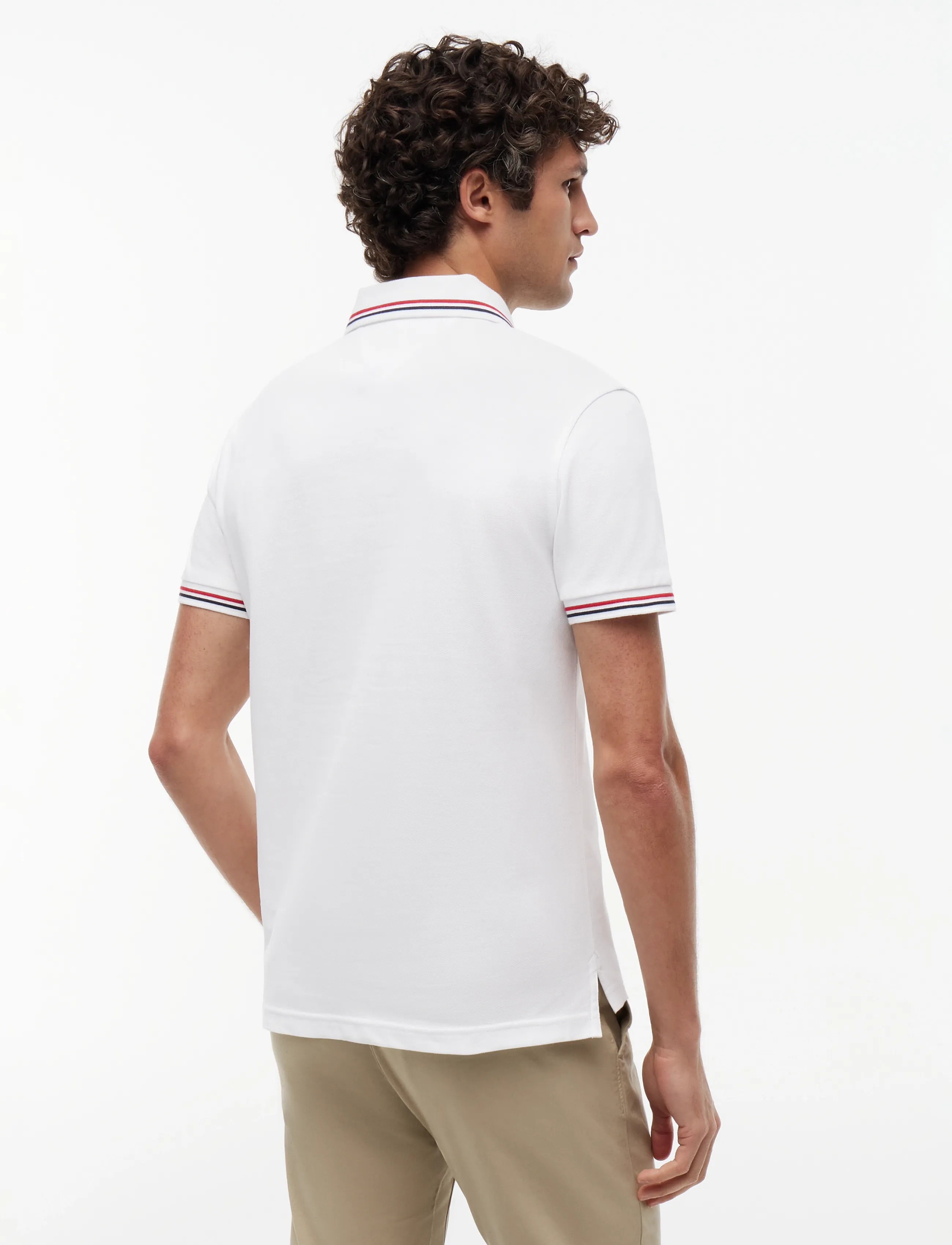 Tommy Hilfiger - TIPPED SLIM FIT POLO - kurzärmelig - white - 3