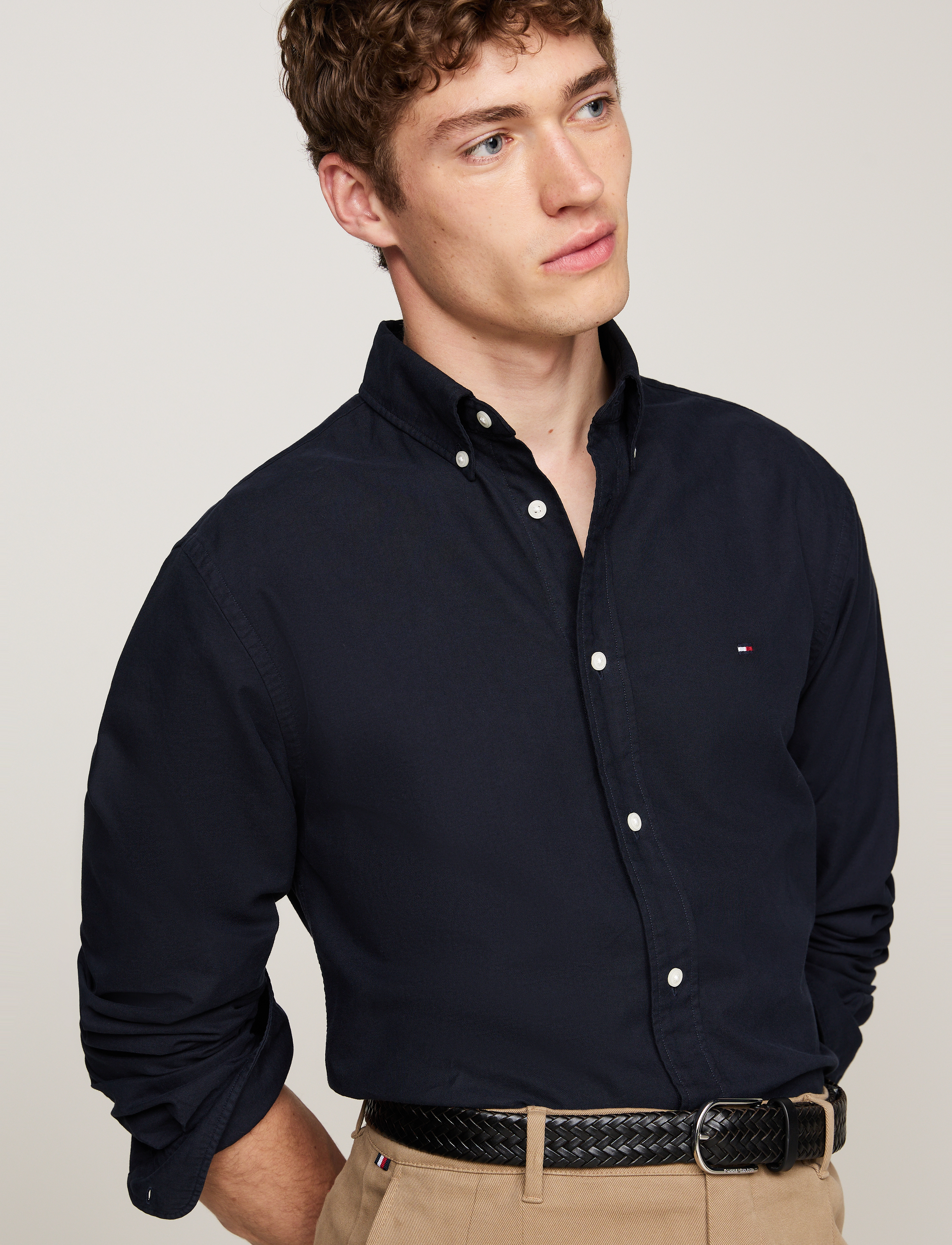 Tommy Hilfiger - GMD OXFORD RF SHIRT - desert sky - 2