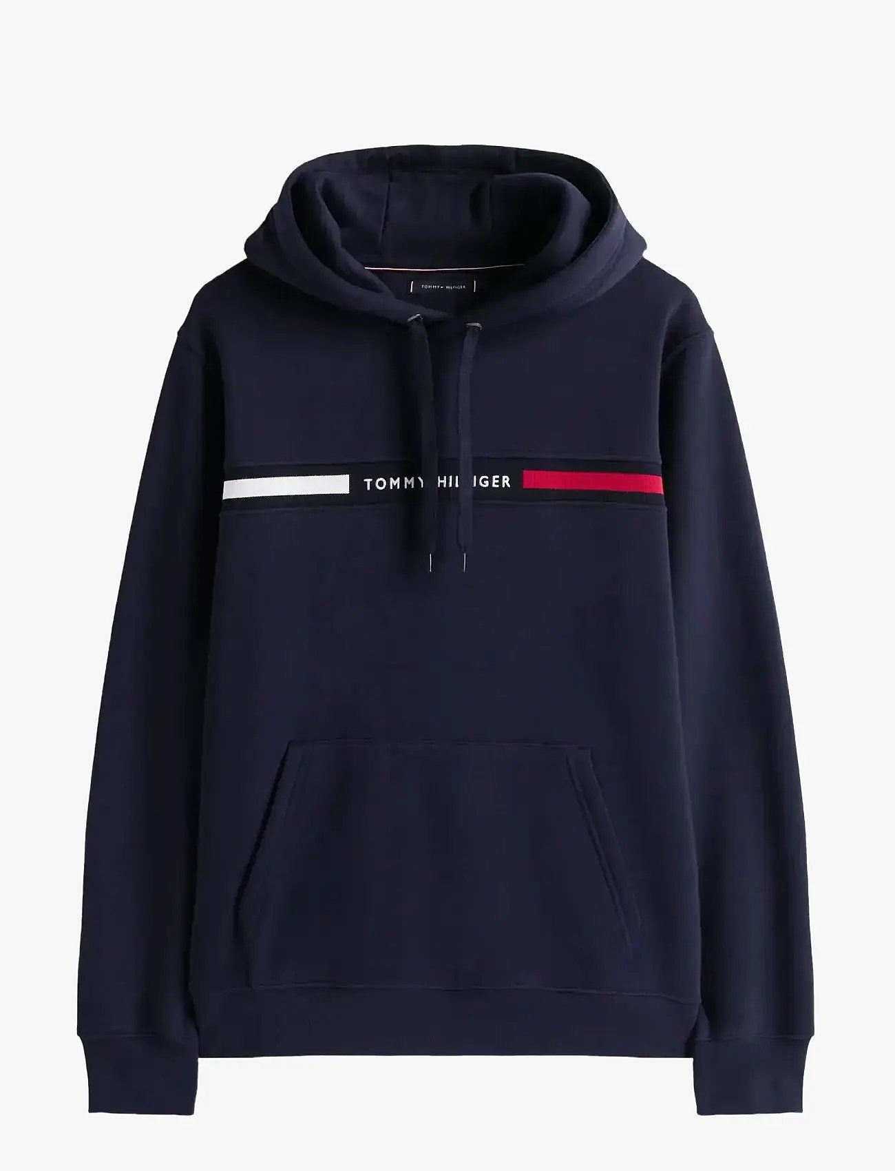 Tommy Hilfiger - HILFIGER CHEST INSERT HOODY - hettegensere - desert sky - 1