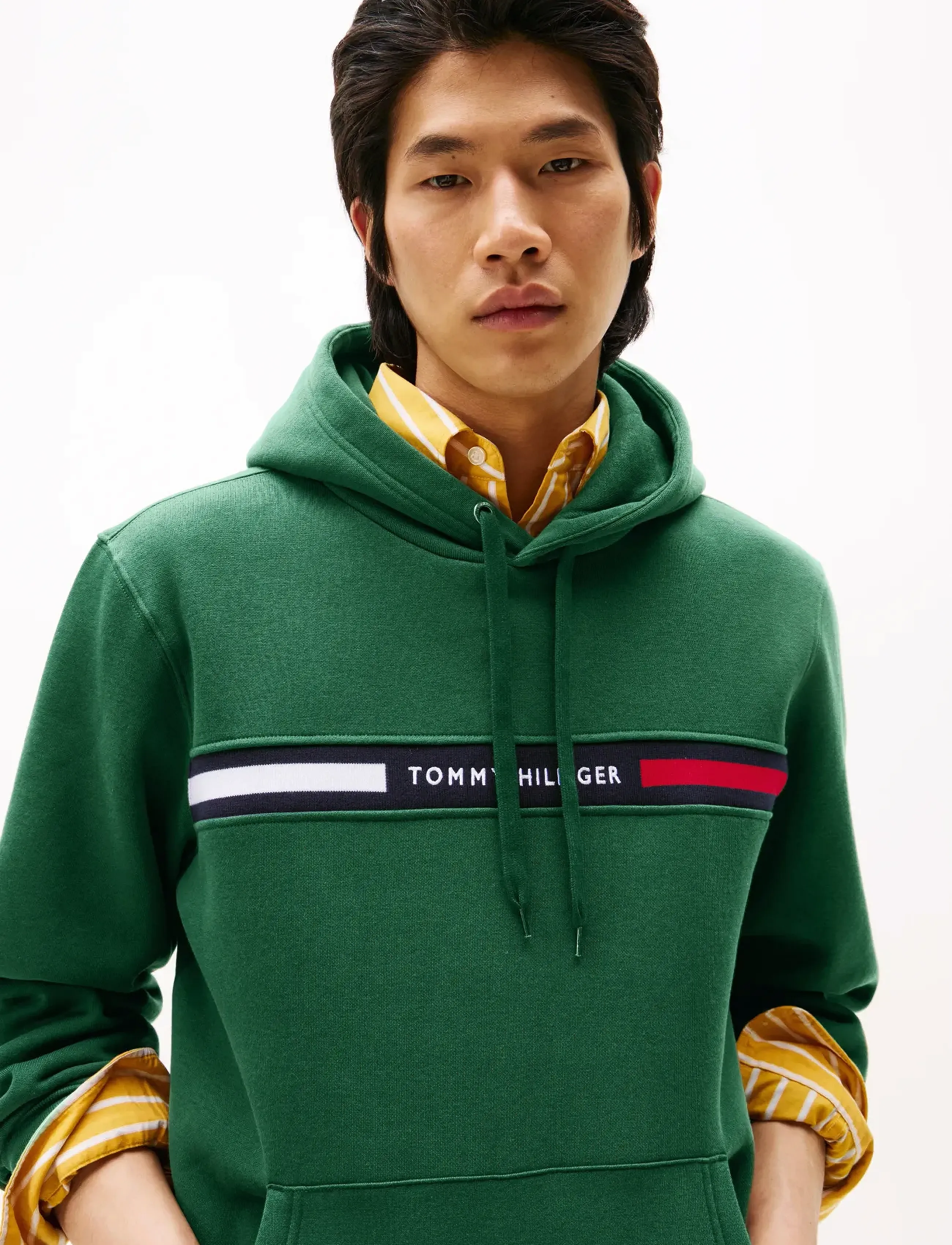 Hilfiger Chest Insert Hoody 5