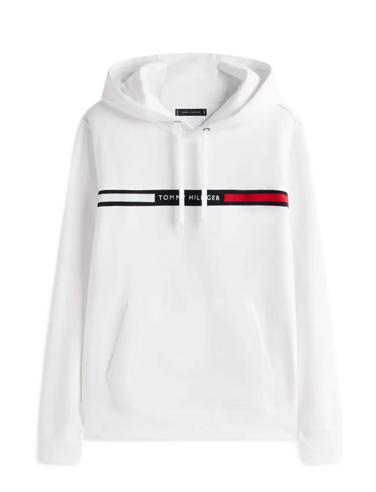 TOMMY HILFIGER Hilfiger Chest Insert Hoody Weiß - M - Herren