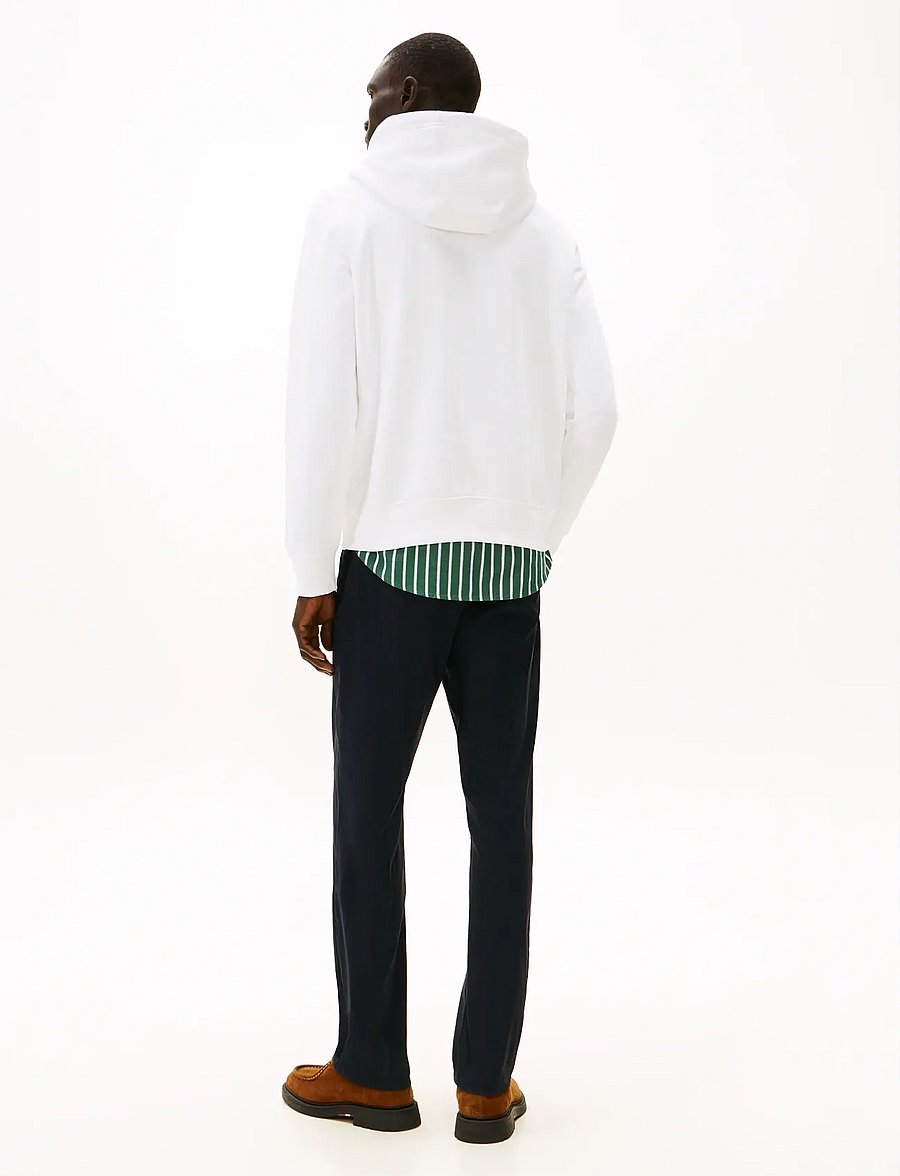 Tommy Hilfiger - HILFIGER CHEST INSERT HOODY - kapuzenpullover - white - 2