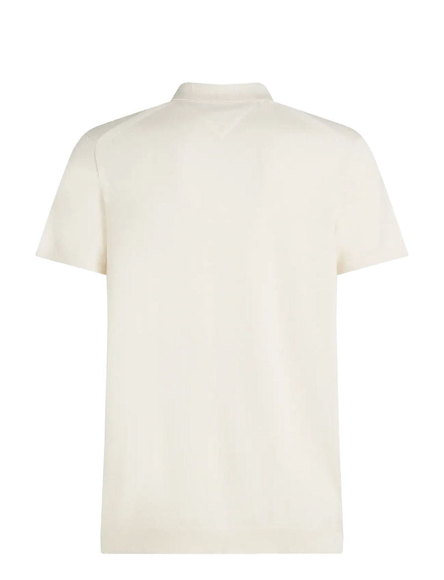 Tommy Hilfiger - ESSENTIAL COTTON KNITTED POLO - kurzärmelig - ivory petal navy tipping - 2