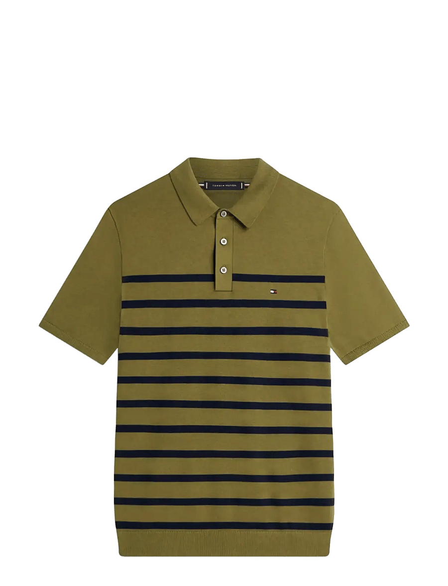 Tommy Hilfiger - ESSENTIAL COTTON KNITTED POLO - kurzärmelig - dark artichoke - 1