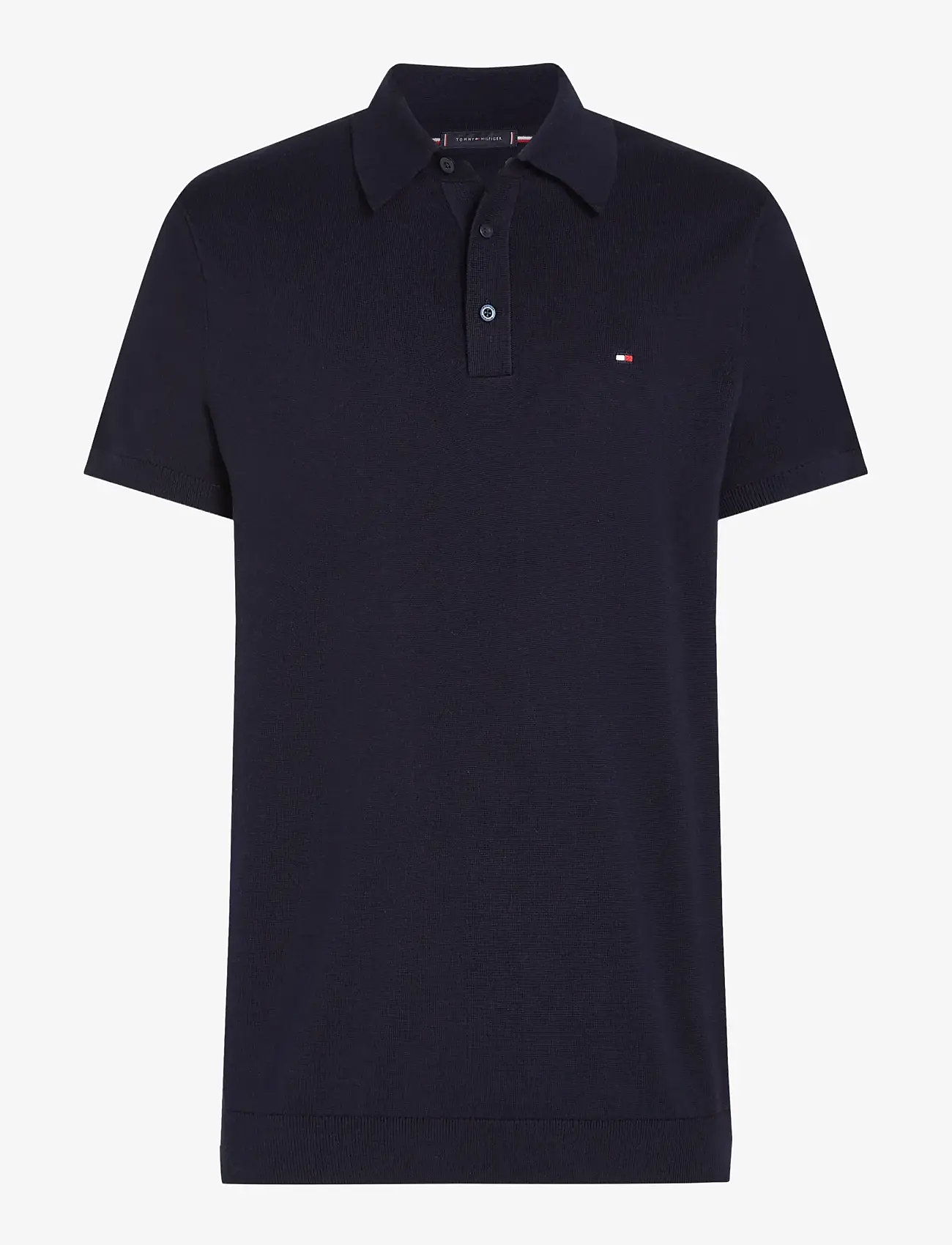 Tommy Hilfiger - ESSENTIAL COTTON KNITTED POLO - krótki rękaw - desert sky - 1