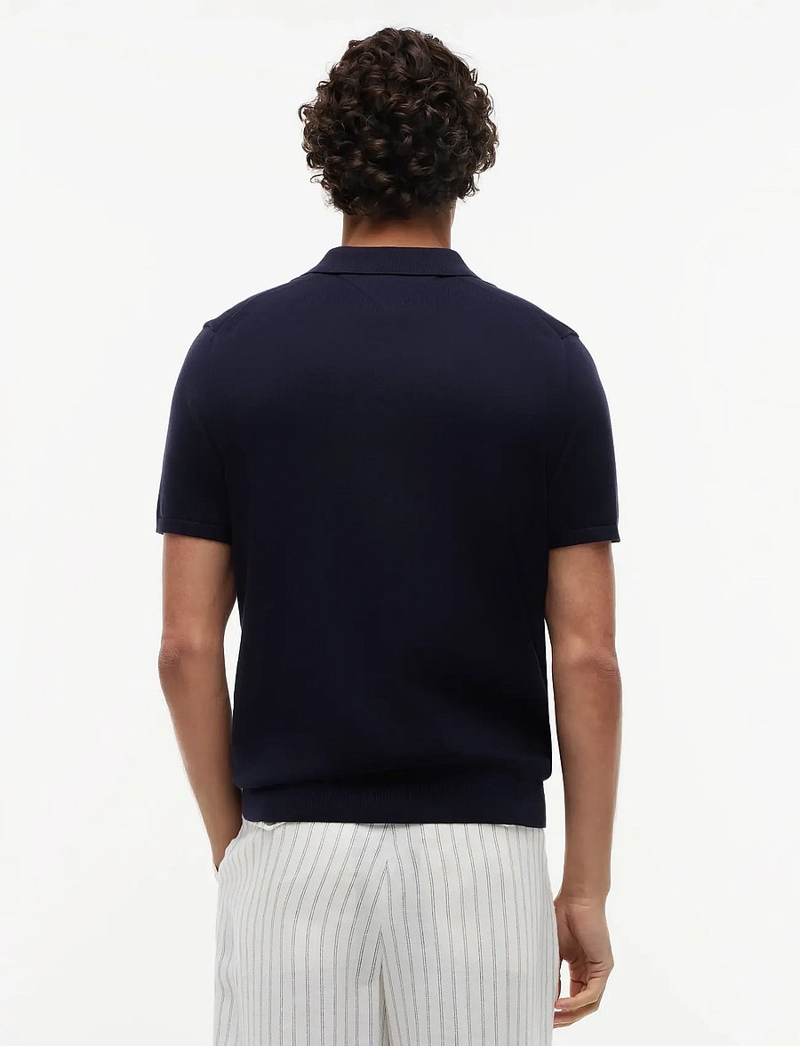 Tommy Hilfiger - ESSENTIAL COTTON KNITTED POLO - kurzärmelig - desert sky - 3