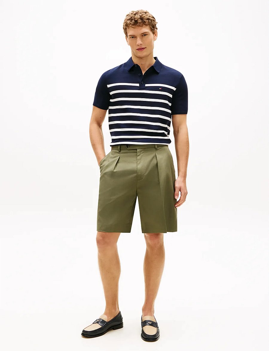 Tommy Hilfiger - ESSENTIAL COTTON KNITTED POLO - kortärmade pikéer - desert sky ivory petal - 3
