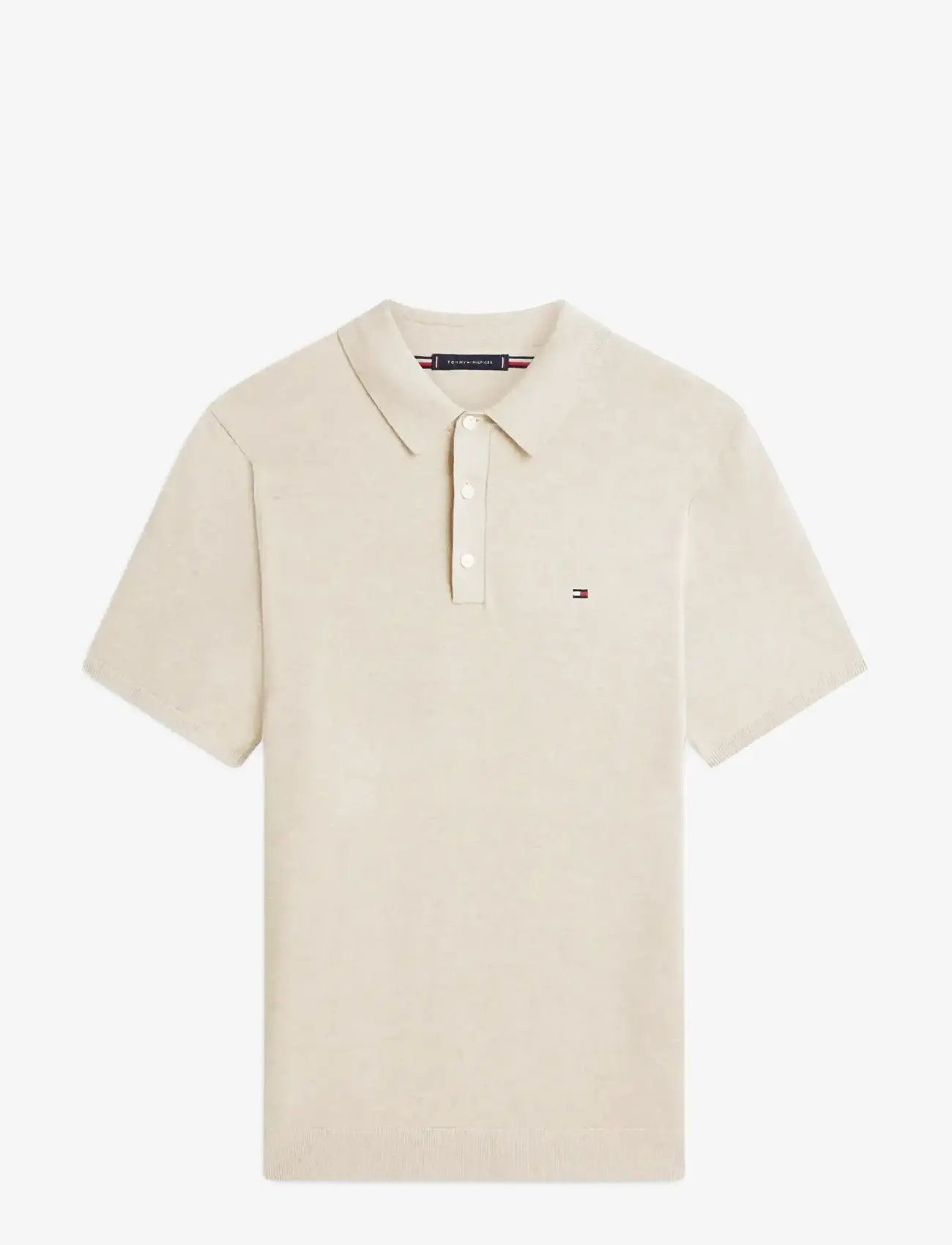 Tommy Hilfiger - ESSENTIAL COTTON KNITTED POLO - kortärmade pikéer - sandalwood heather - 1