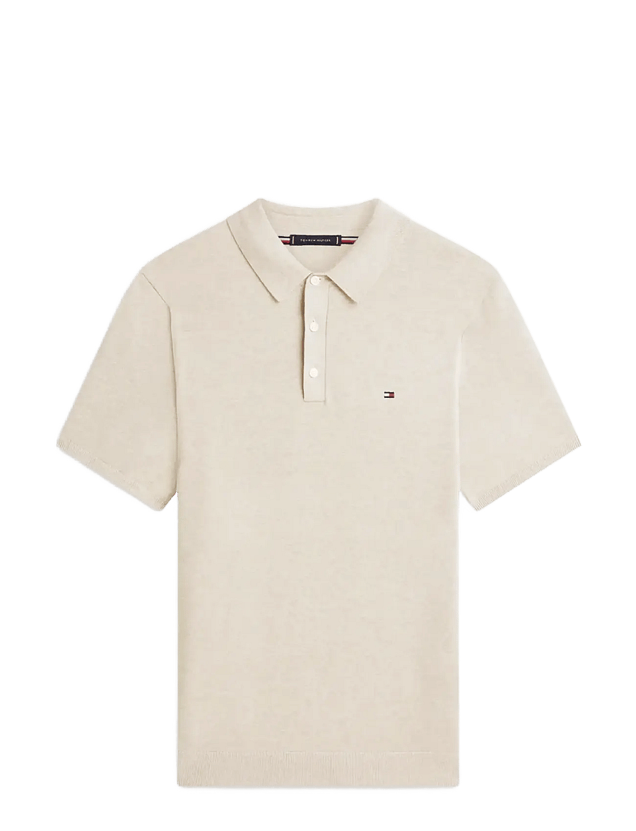 Tommy Hilfiger - ESSENTIAL COTTON KNITTED POLO - kurzärmelig - sandalwood heather - 1