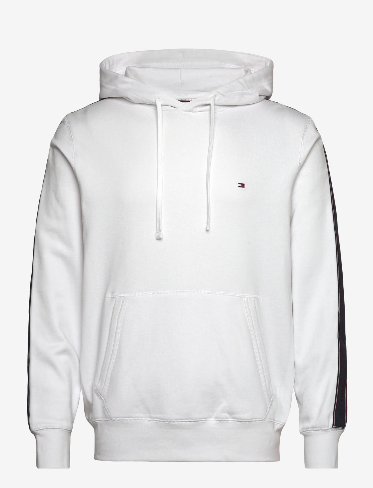 Tommy Hilfiger - GLOBAL STRIPE HOODY - hoodies - bright white - 1
