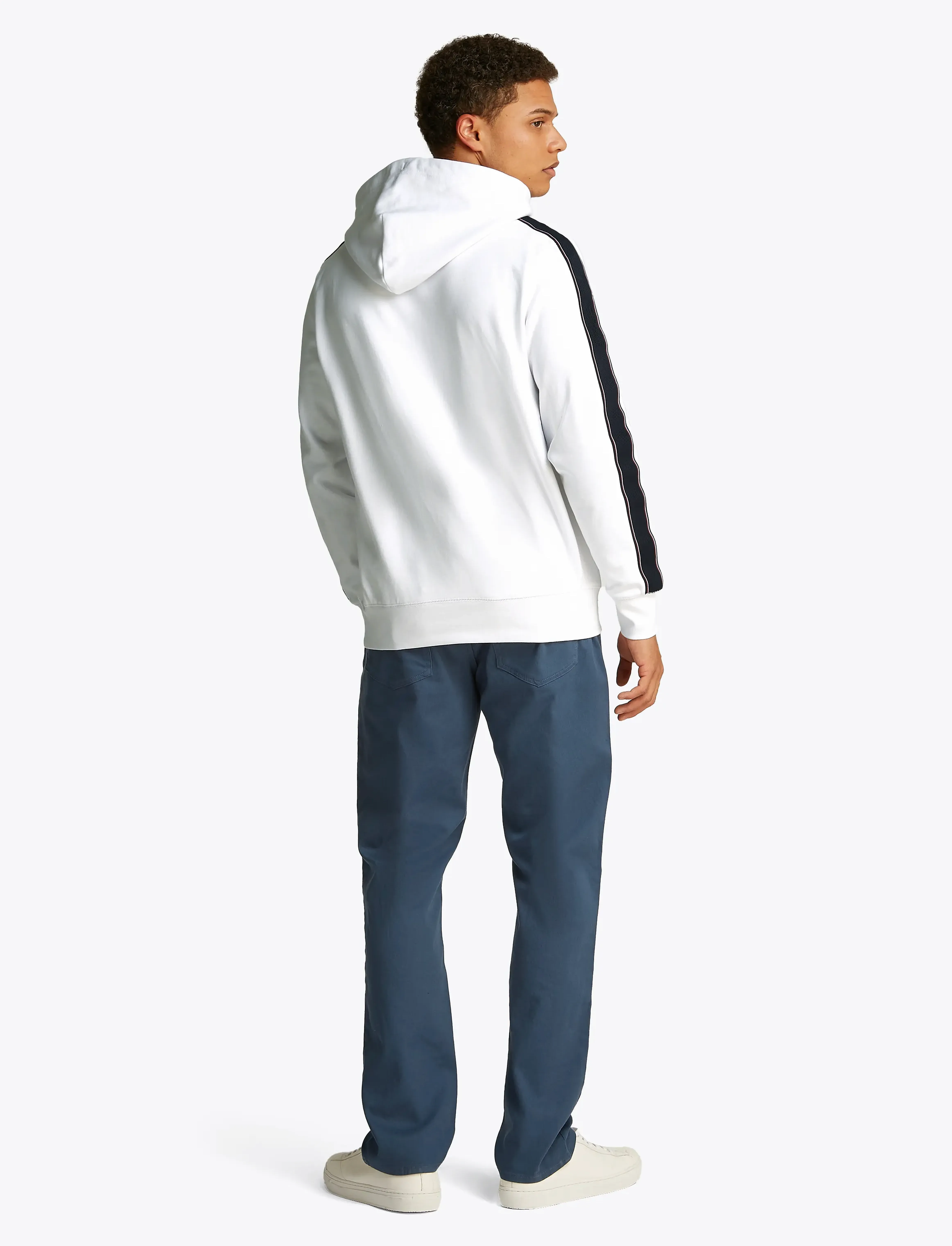 Tommy Hilfiger - GLOBAL STRIPE HOODY - bright white - 3