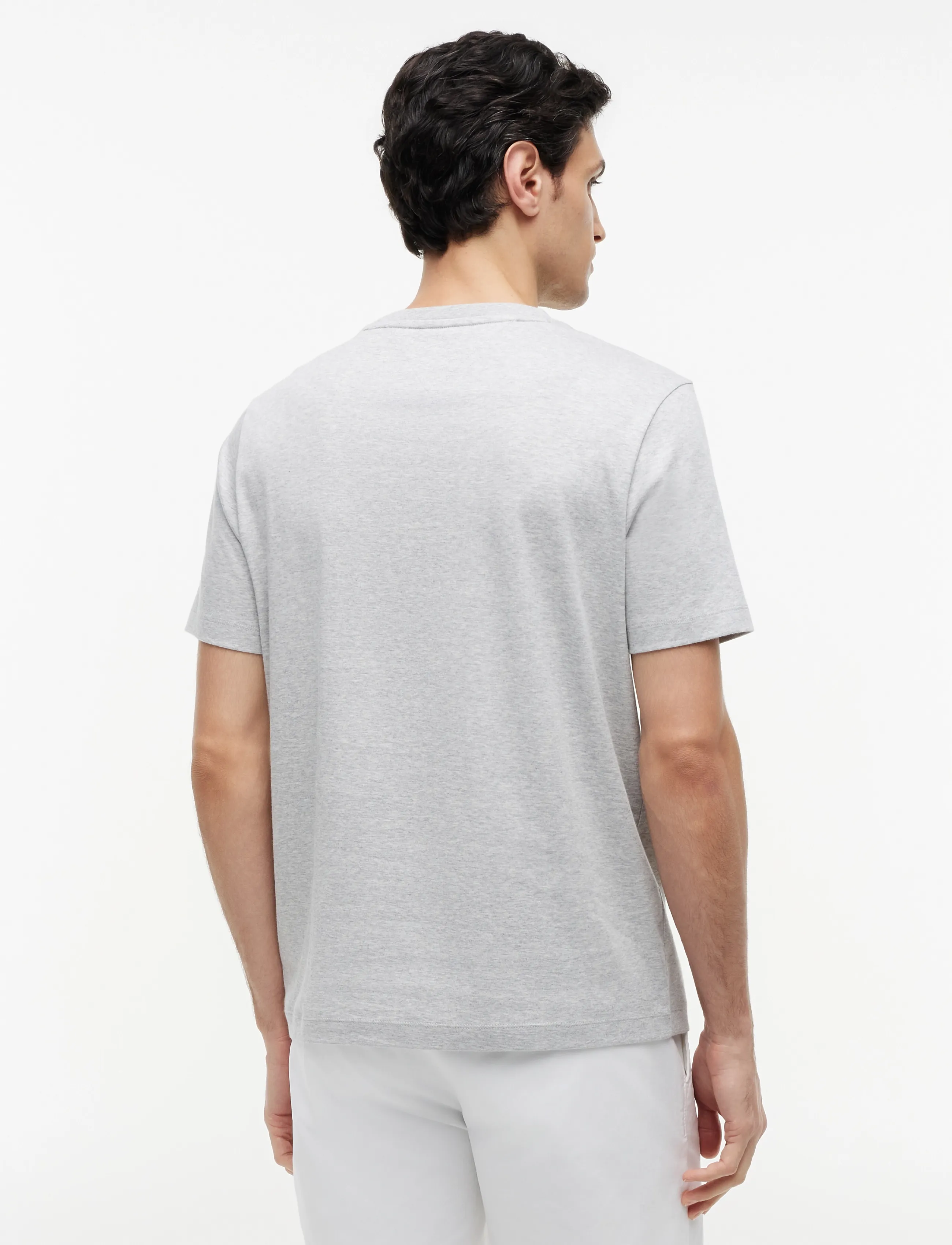Tommy Hilfiger - LIGHT INTERLOCK TEE - light grey heather - 2