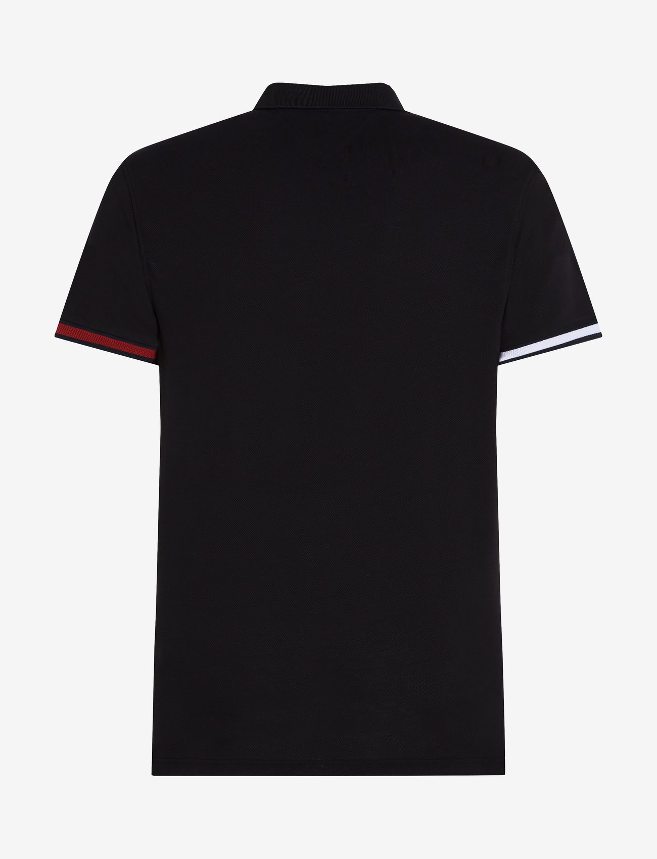 Tommy Hilfiger - FLAG CUFF SLIM POLO - black - 4