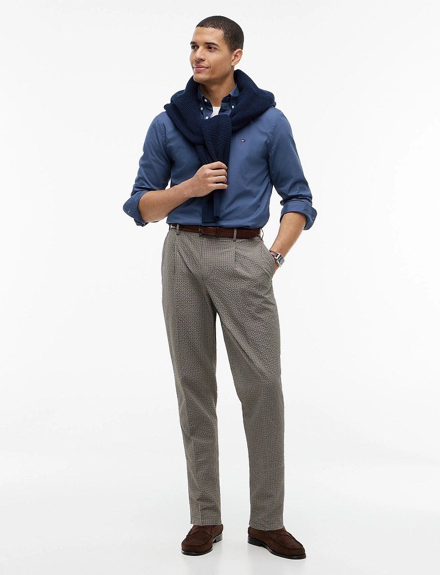 Tommy Hilfiger - FLEX POPLIN SOLID RF SHIRT - oxford-hemden - aegean sea - 4