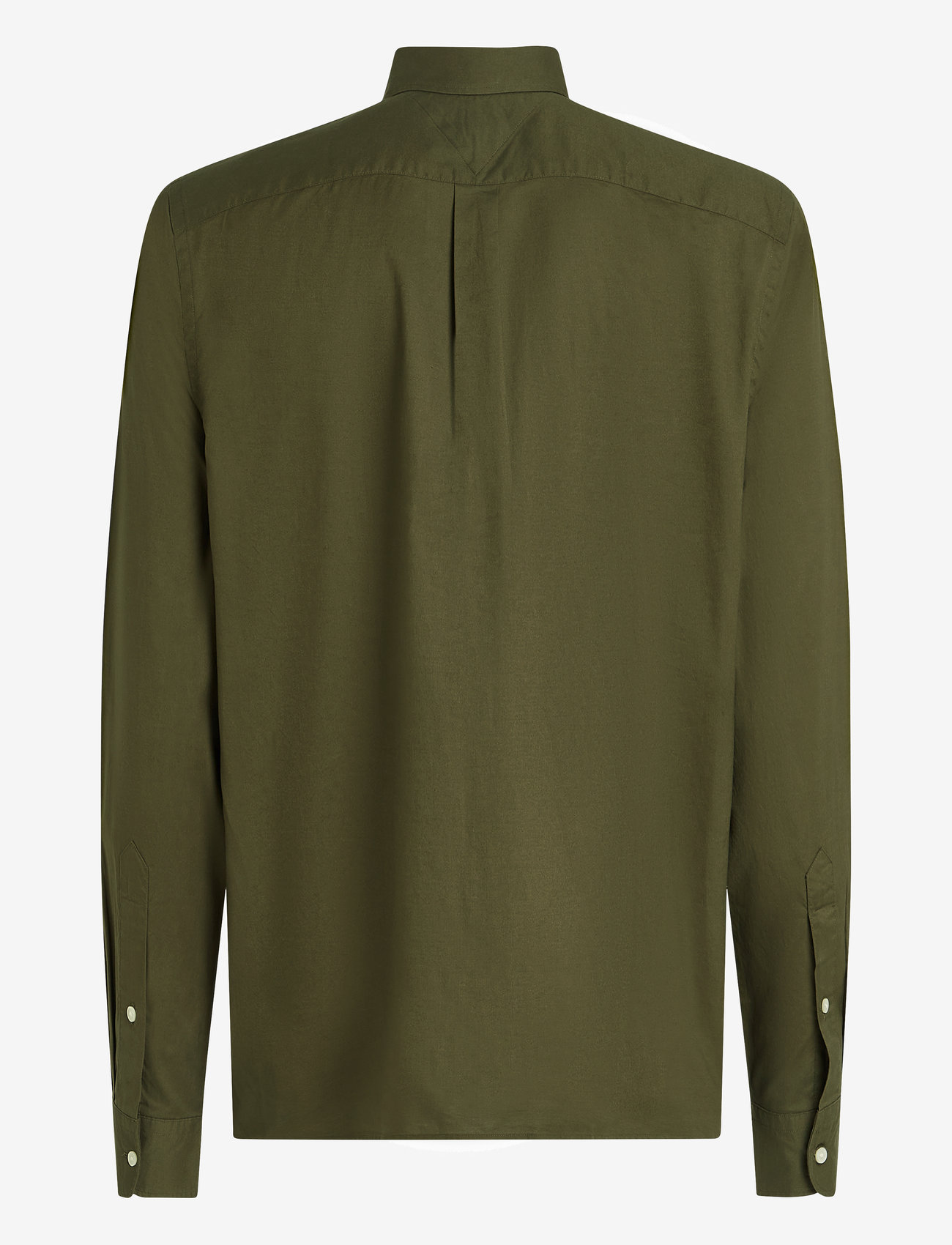 Tommy Hilfiger - FLEX POPLIN SOLID RF SHIRT - basic skjortor - army green - 2