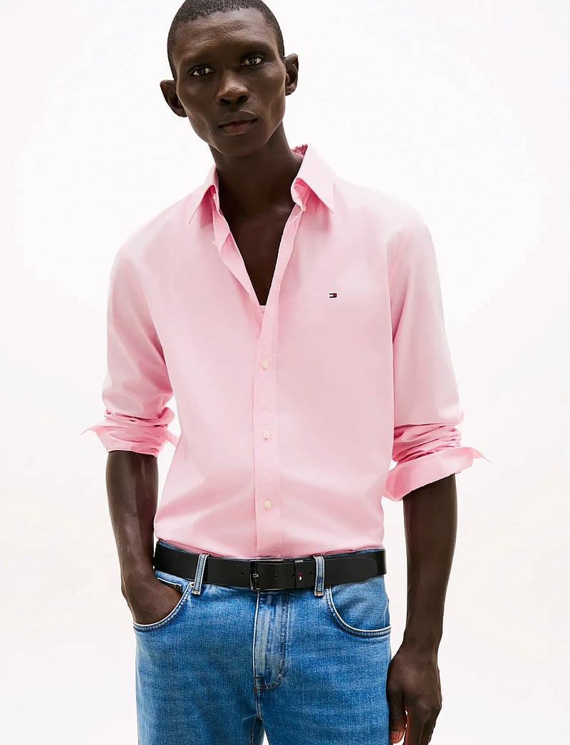 Tommy Hilfiger - FLEX POPLIN SOLID RF SHIRT - basic skjorter - classic pink - 0