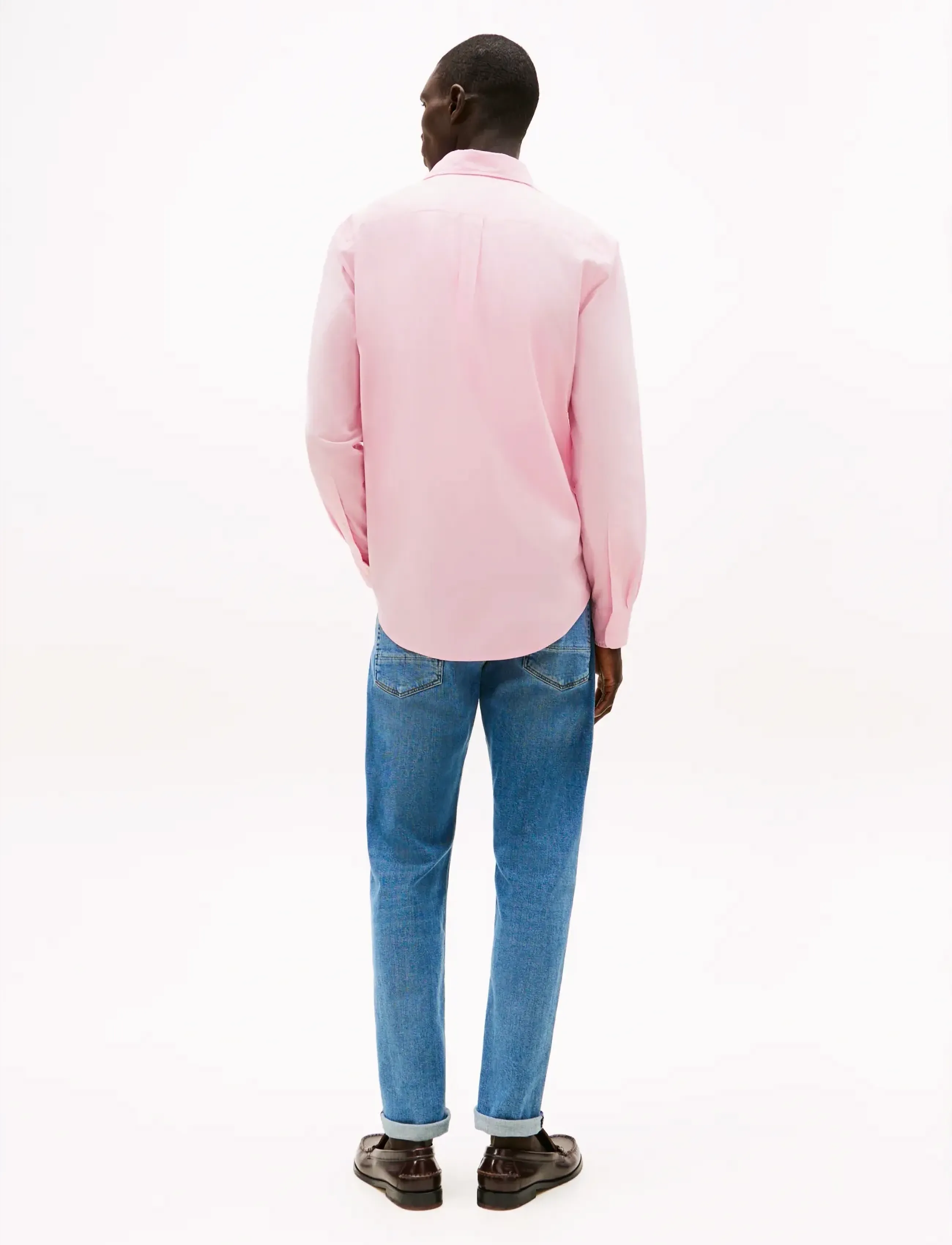 Tommy Hilfiger - FLEX POPLIN SOLID RF SHIRT - herren - classic pink - 3