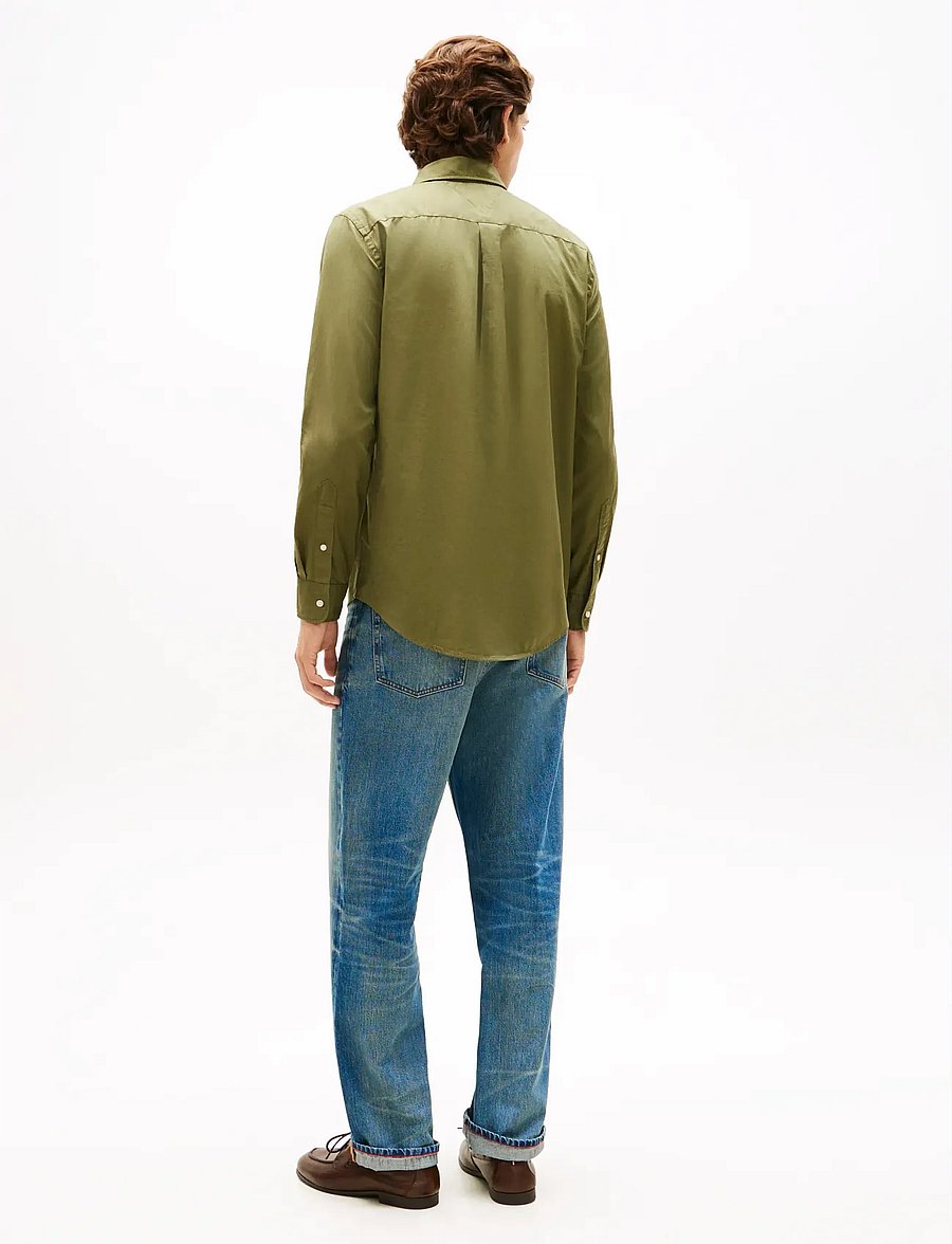Tommy Hilfiger - FLEX POPLIN SOLID RF SHIRT - oxford-hemden - dark artichoke - 2