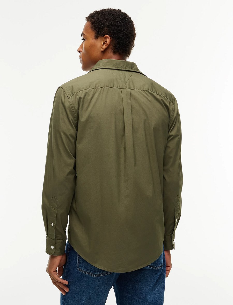 Tommy Hilfiger - FLEX POPLIN SOLID RF SHIRT - oxford-hemden - ghost fern - 2