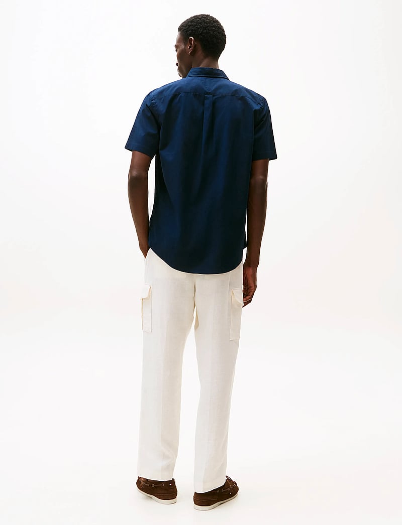 Tommy Hilfiger - FLEX POPLIN SOLID S/S SHIRT - basic skjorter - desert sky - 3