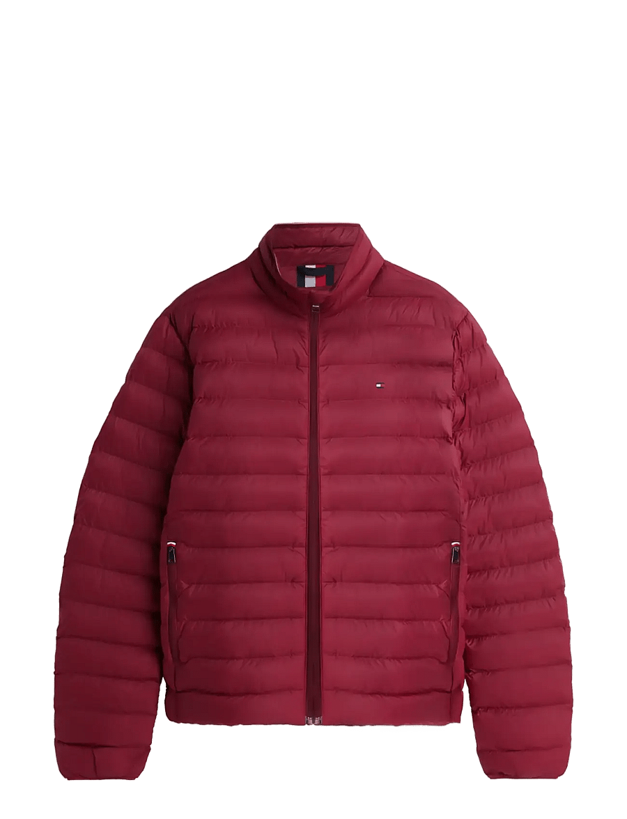 Tommy Hilfiger - PACKABLE RECYCLED JACKET - dunjackor - burgundy - 1