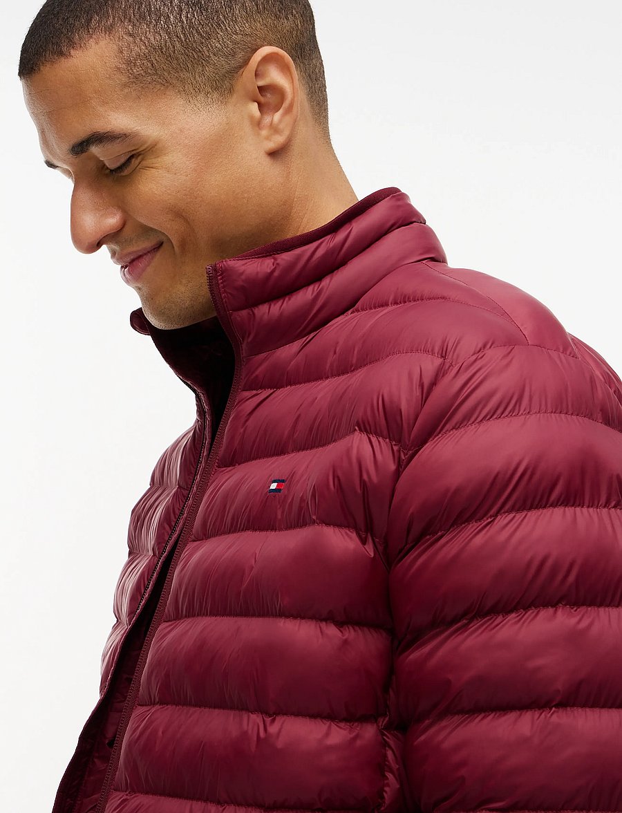 Tommy Hilfiger - PACKABLE RECYCLED JACKET - dunjackor - burgundy - 3
