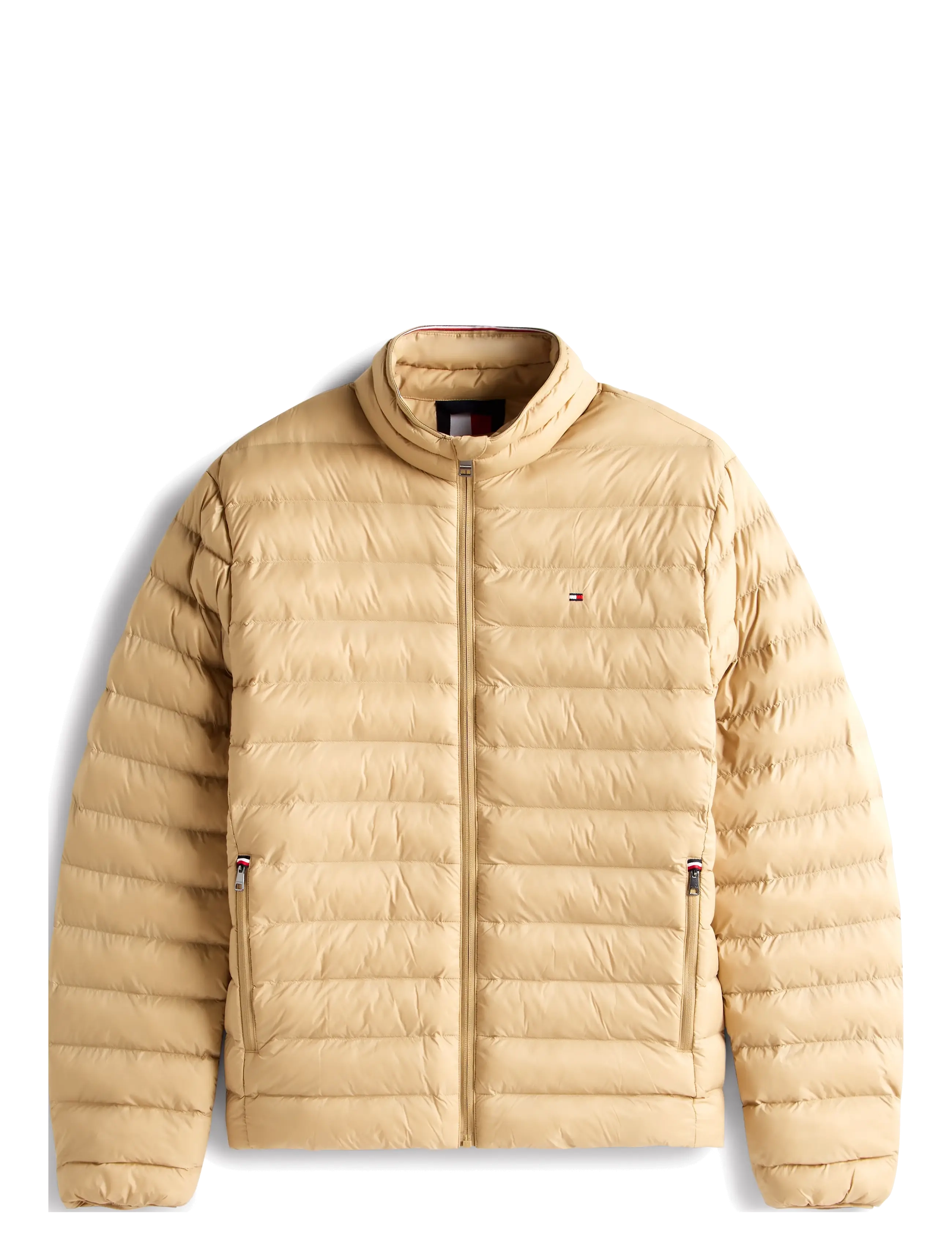 TOMMY HILFIGER Packable Recycled Jacke Beige - L - Herren