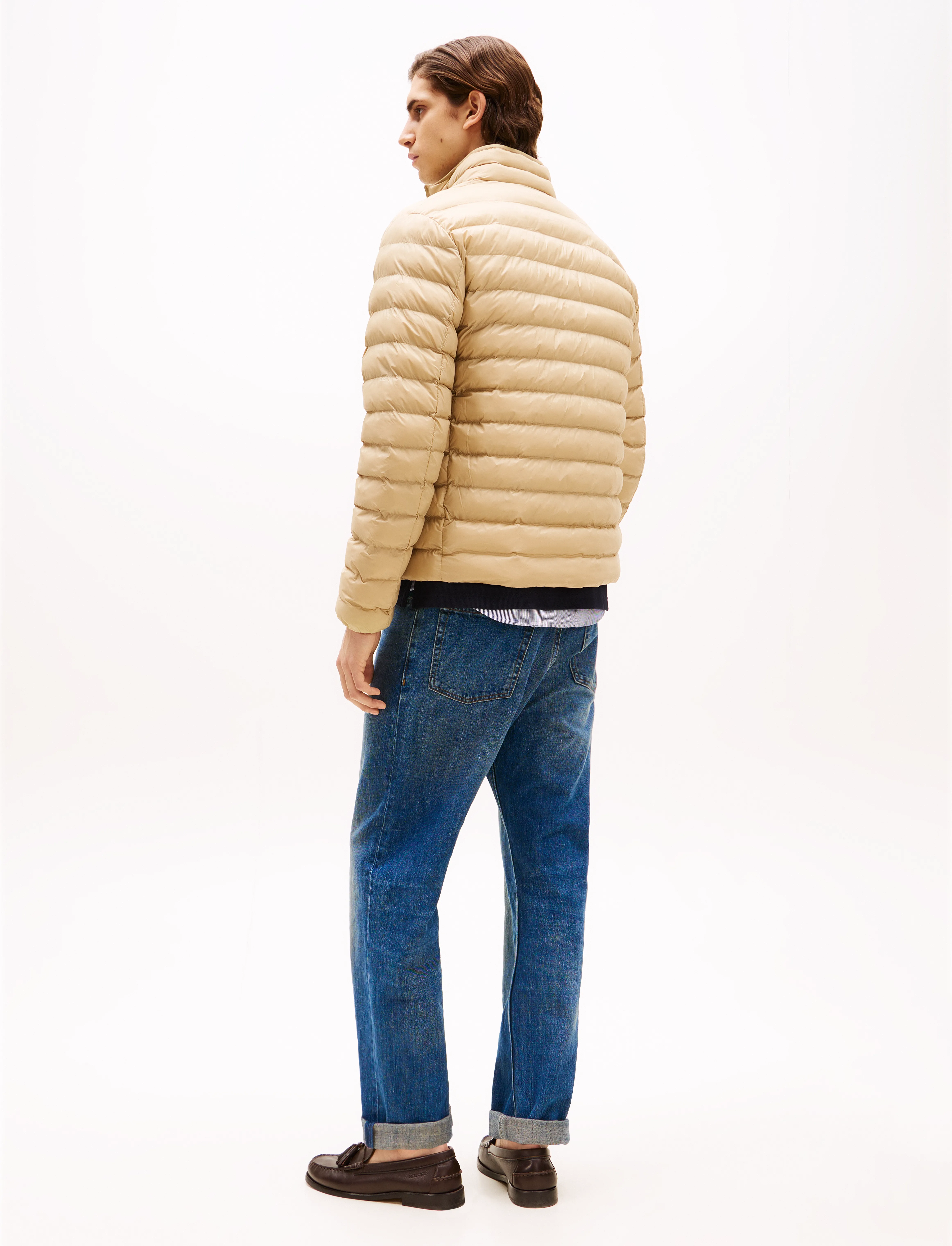 Tommy Hilfiger - PACKABLE RECYCLED JACKET - talvejoped - camel - 3