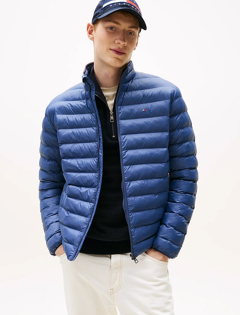 Tommy Hilfiger - PACKABLE RECYCLED JACKET - fodrade jackor - faded indigo - 0