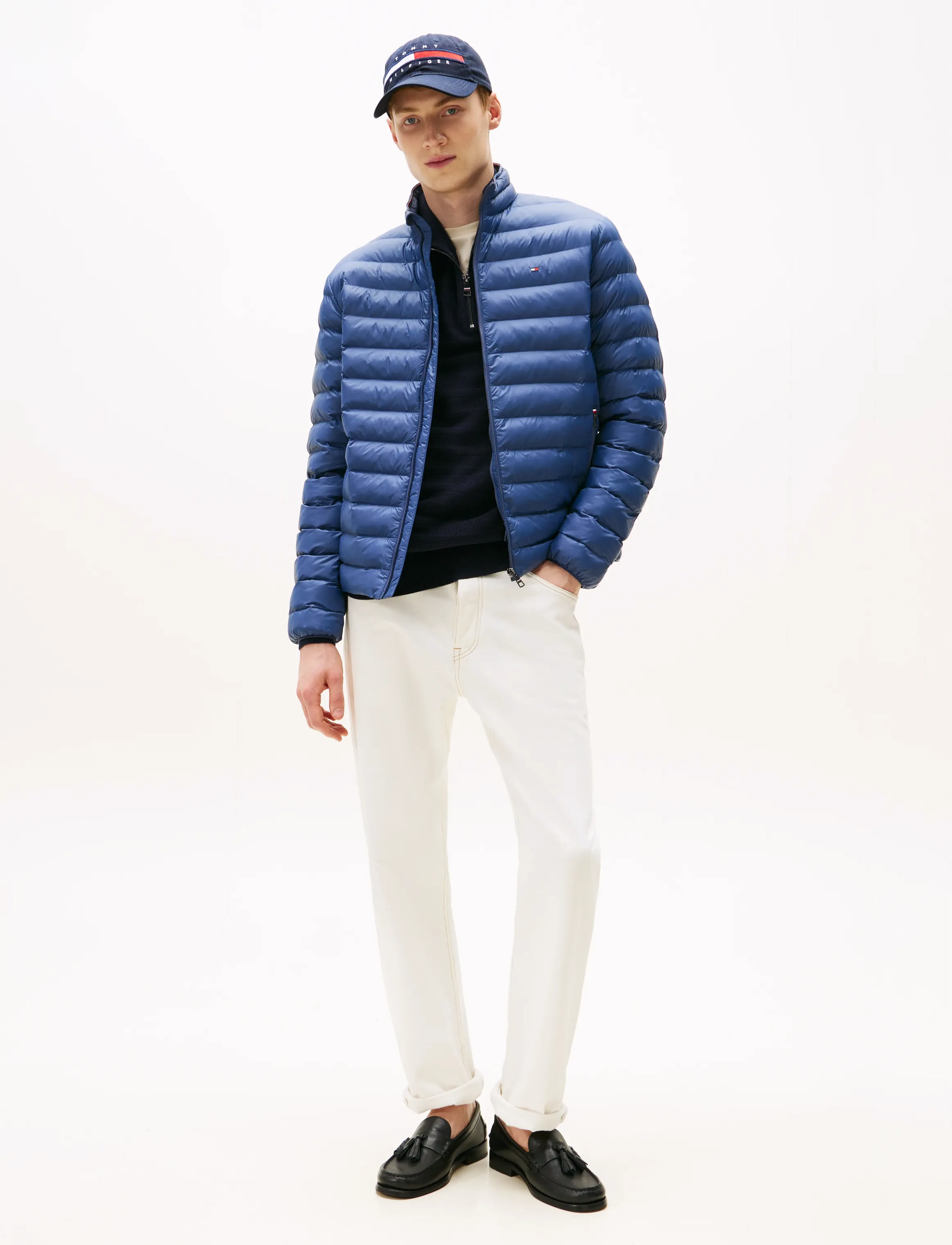 Tommy Hilfiger - PACKABLE RECYCLED JACKET - voodriga joped - faded indigo - 2