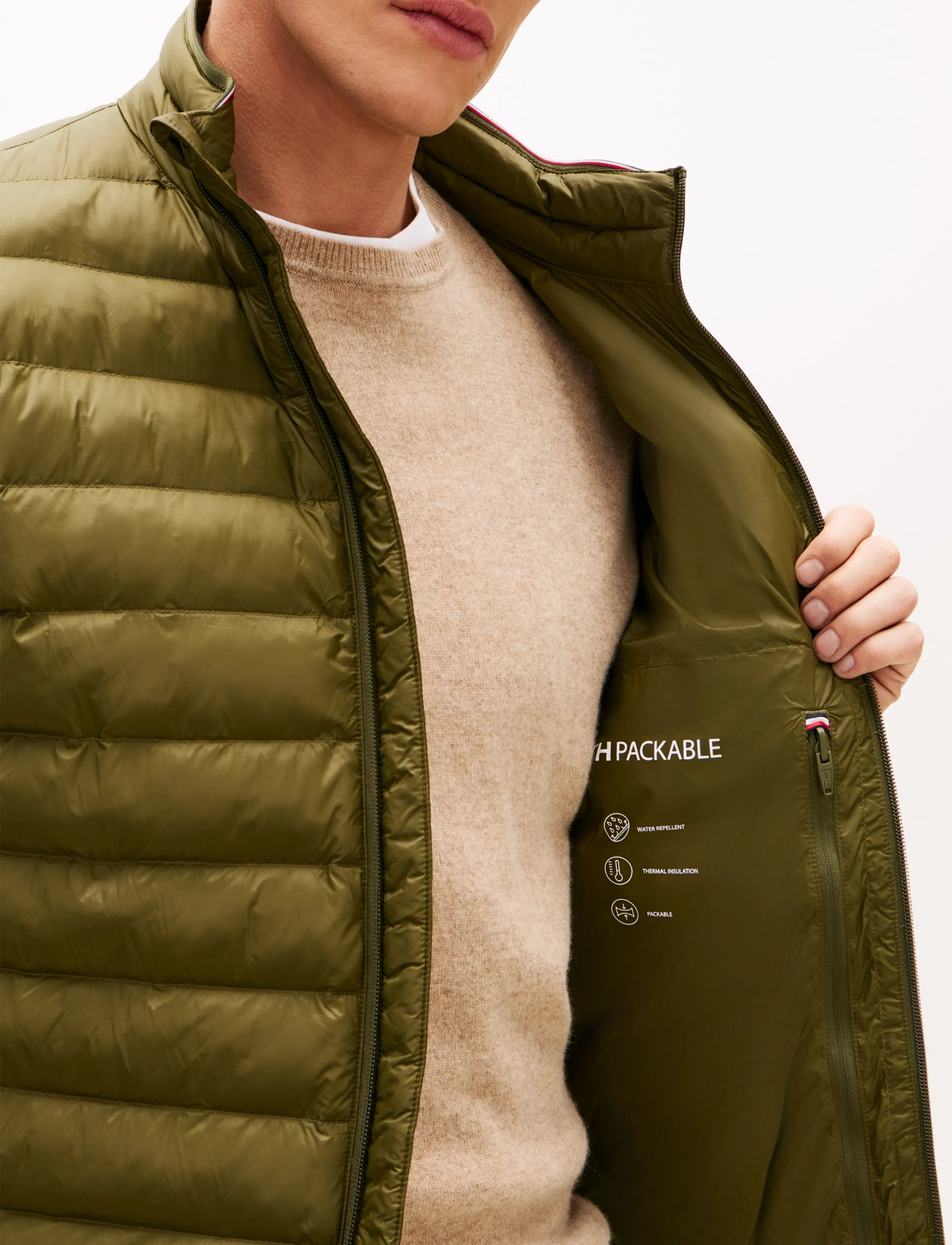 Tommy Hilfiger - PACKABLE RECYCLED JACKET - winter jackets - huntsman green - 4