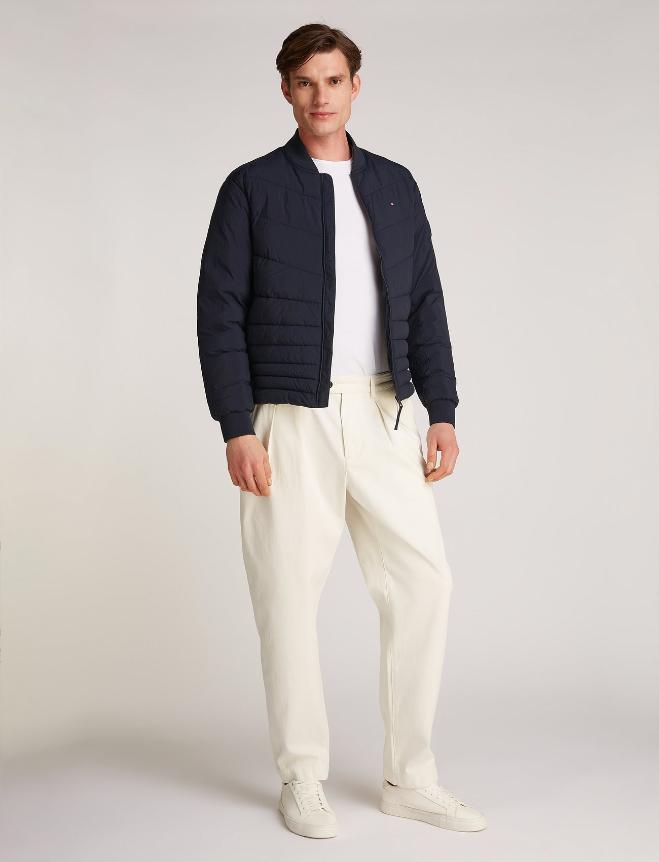 Tommy Hilfiger - MIX QUILT BOMBER - desert sky - 0