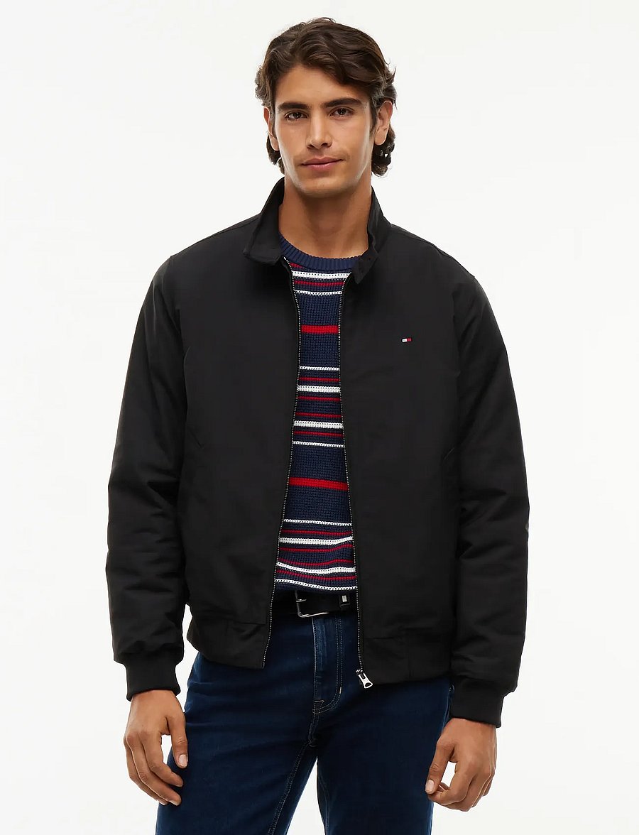 Tommy Hilfiger - HARRINGTON JACKET - sügisjoped - black - 0