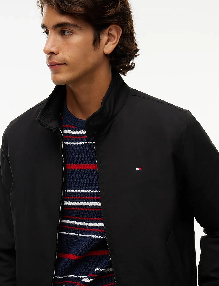 Tommy Hilfiger - HARRINGTON JACKET - sügisjoped - black - 4
