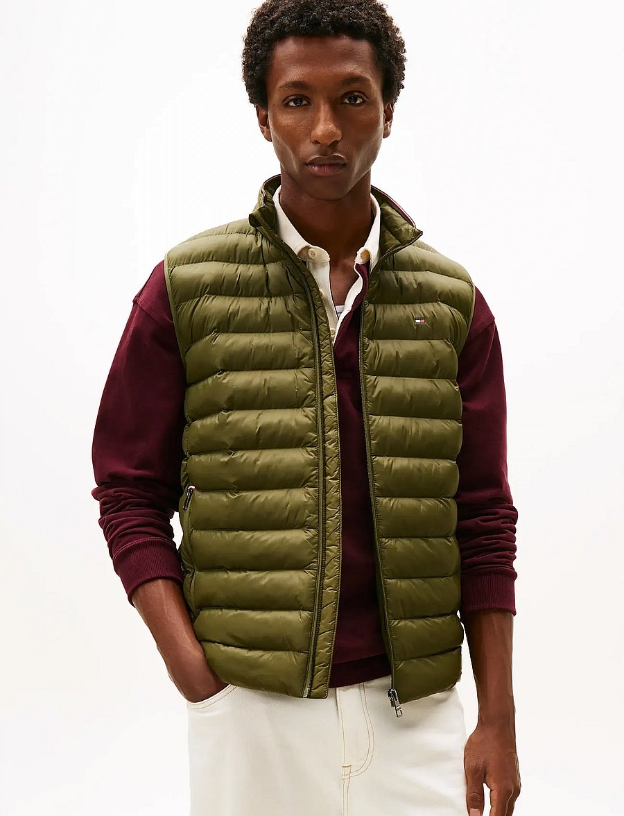 Tommy Hilfiger - PACKABLE RECYCLED VEST - westen - huntsman green - 0