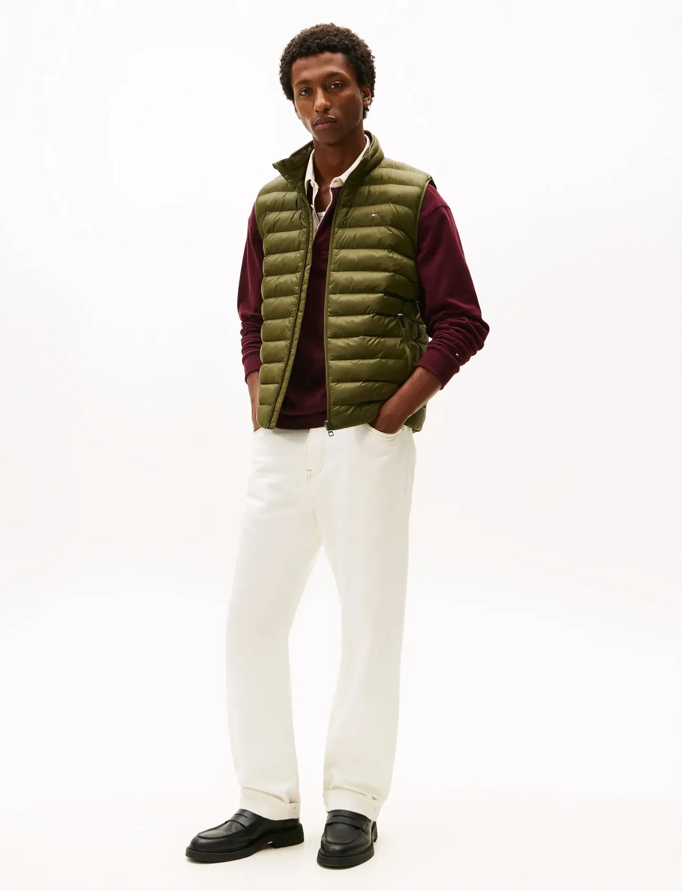 Tommy Hilfiger - PACKABLE RECYCLED VEST - västar - huntsman green - 2