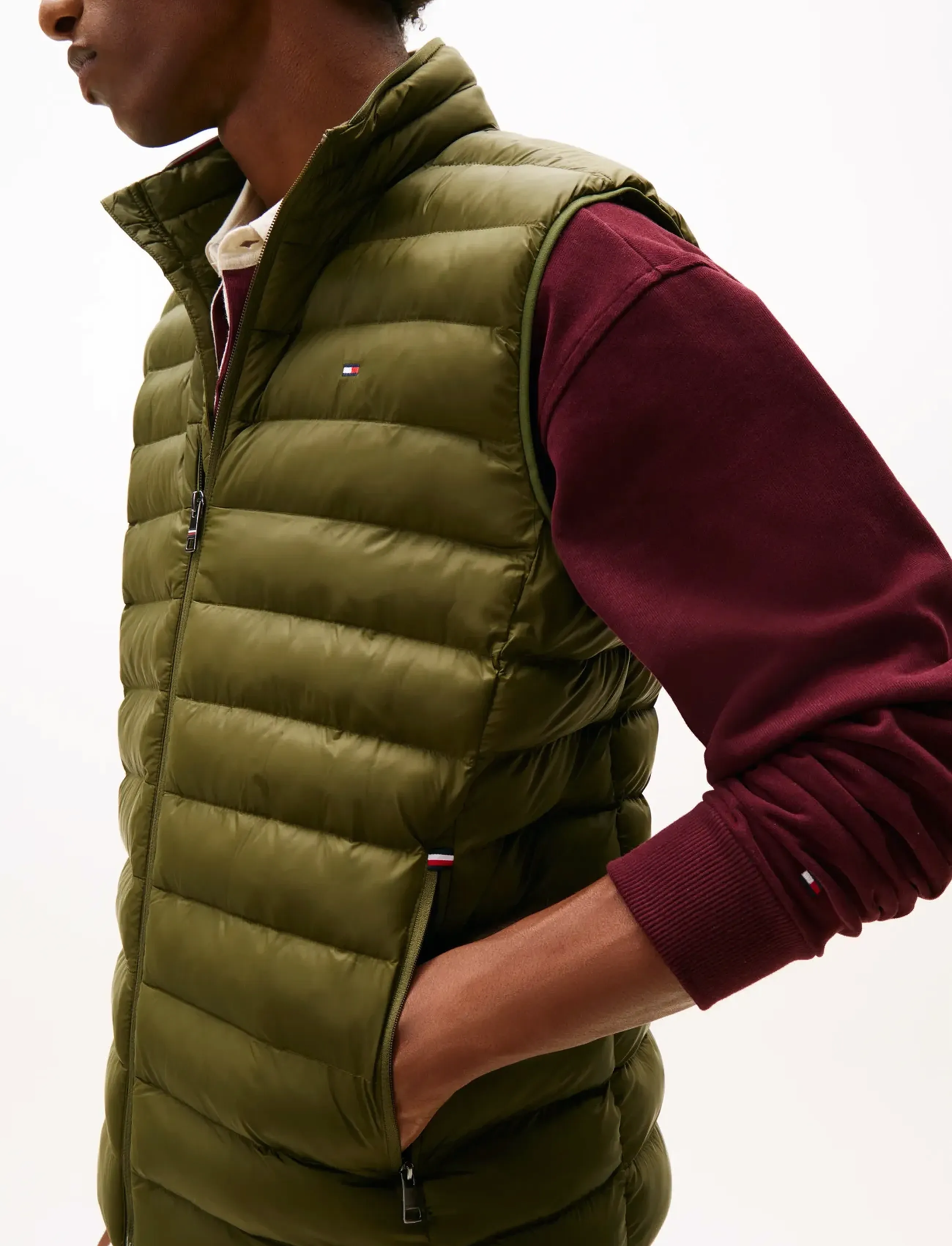 Tommy Hilfiger - PACKABLE RECYCLED VEST - västar - huntsman green - 4