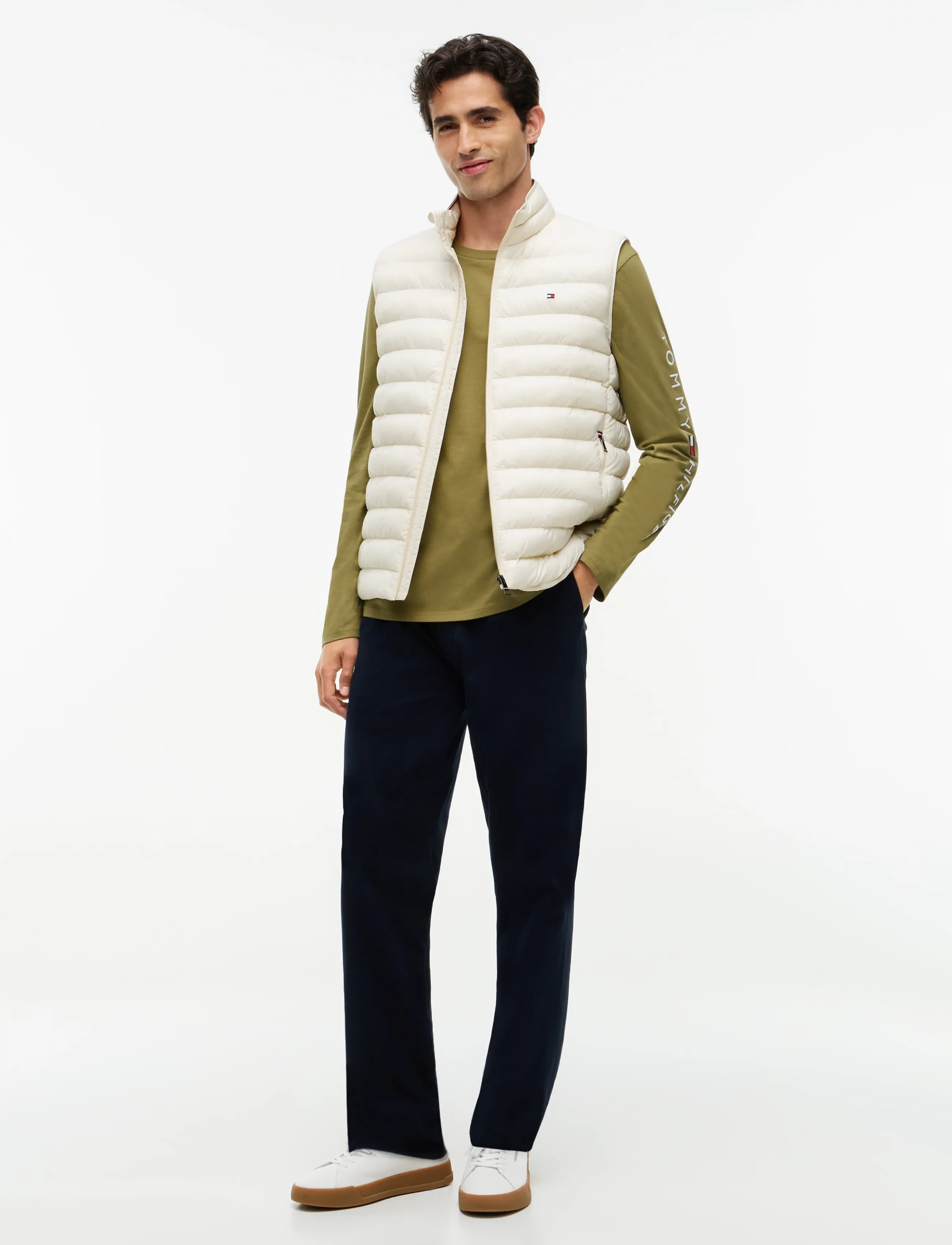 Tommy Hilfiger - PACKABLE RECYCLED VEST - vestid - muslin - 4