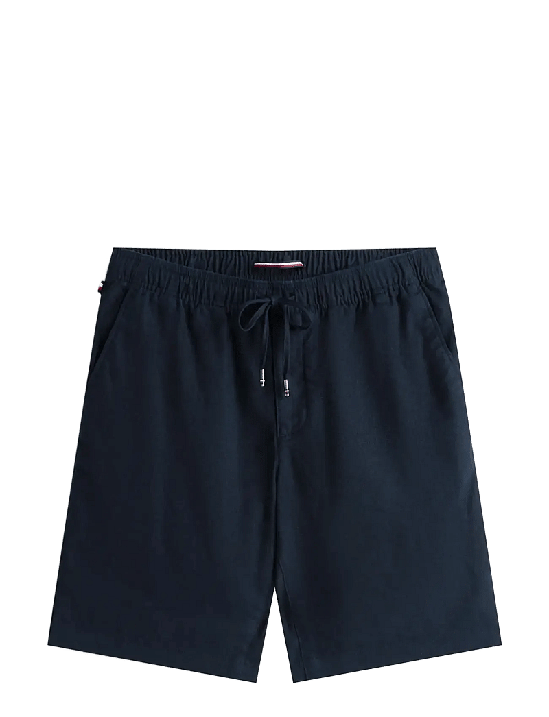 Tommy Hilfiger - HARLEM PO LINEN SHORT - hørshorts - desert sky - 1
