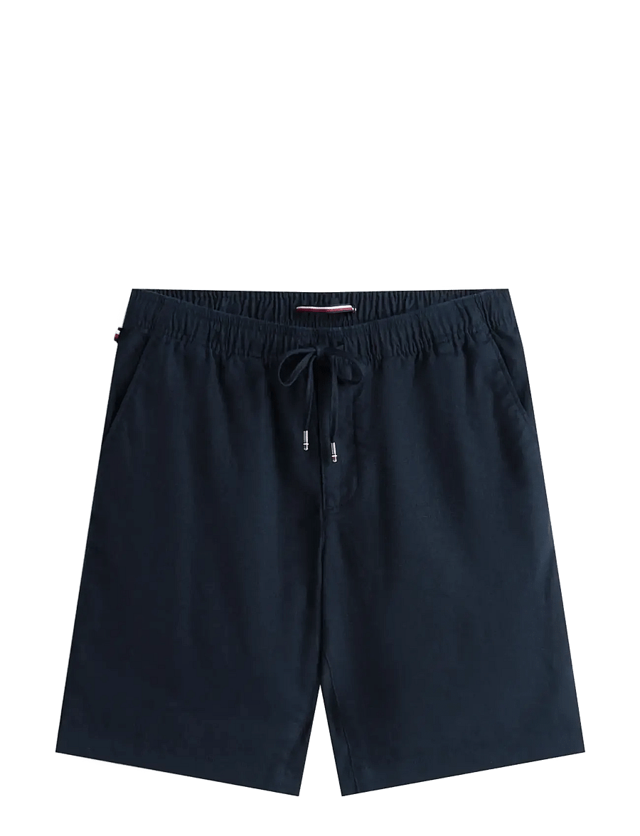 Tommy Hilfiger - HARLEM PO LINEN SHORT - linen shorts - desert sky - 1