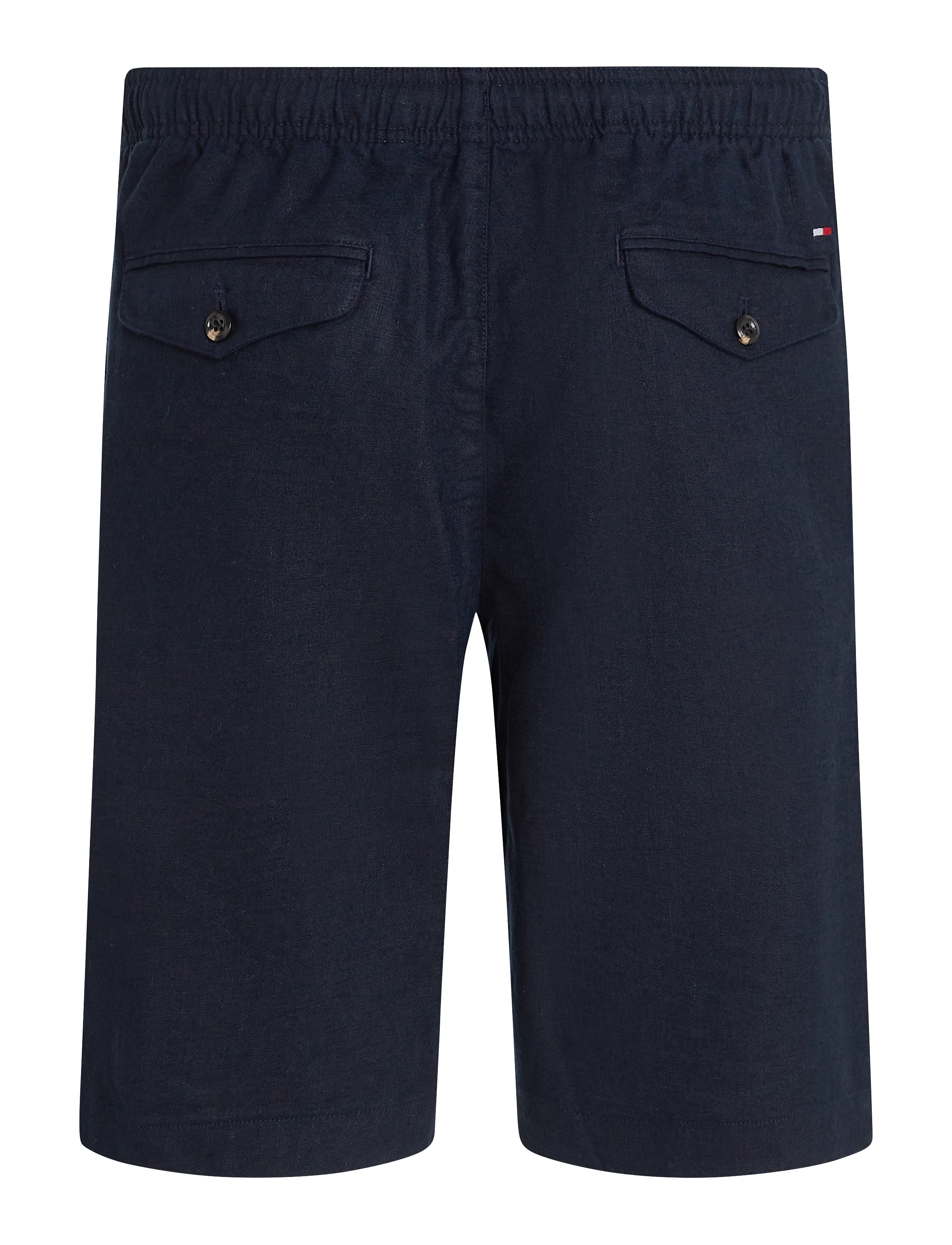 Tommy Hilfiger - HARLEM PO LINEN SHORT - vacation essentials - desert sky - 5