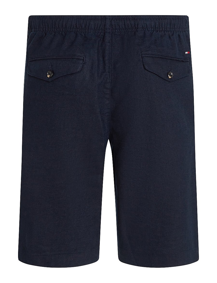 Tommy Hilfiger - HARLEM PO LINEN SHORT - linen shorts - desert sky - 5