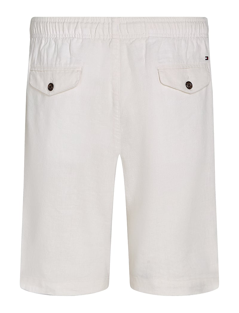 Tommy Hilfiger - HARLEM PO LINEN SHORT - hørshorts - ivory silk - 5