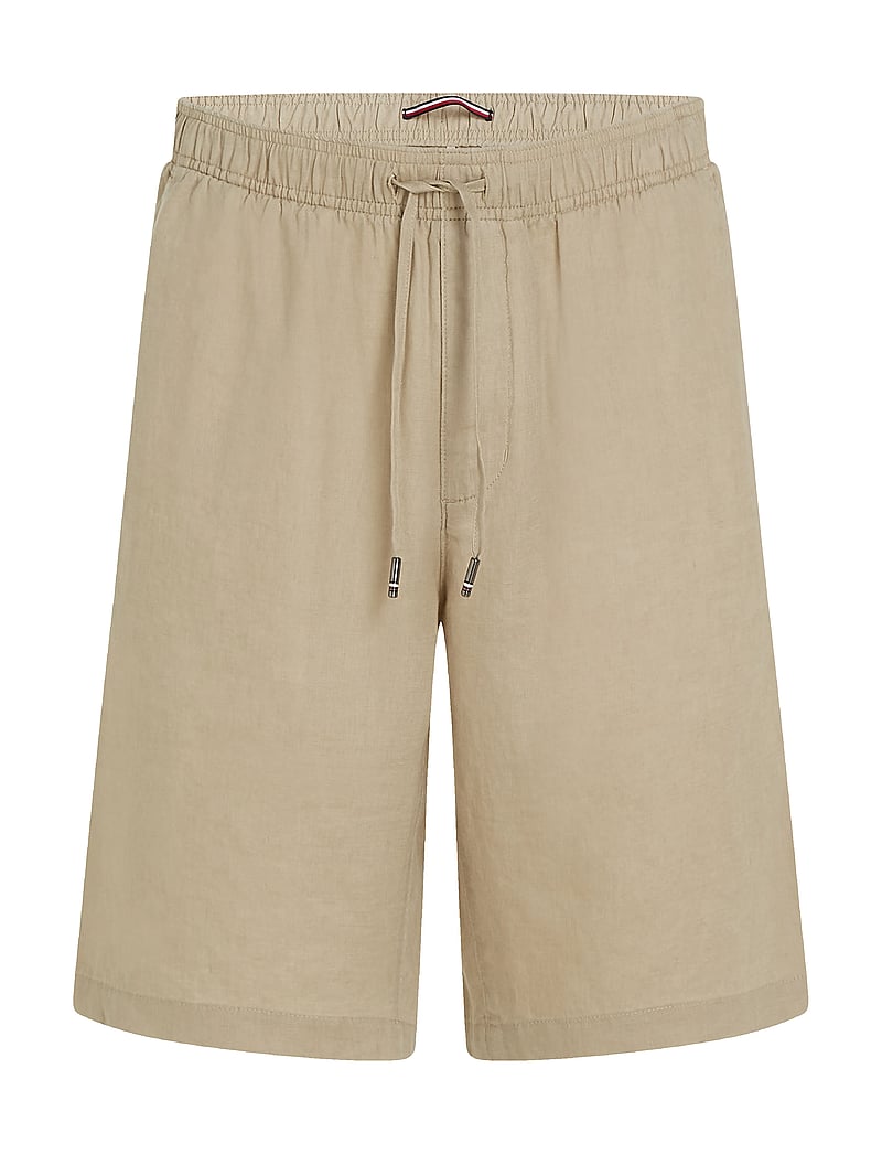 Tommy Hilfiger - HARLEM PO LINEN SHORT - linased lühikesed püksid - sandalwood - 1